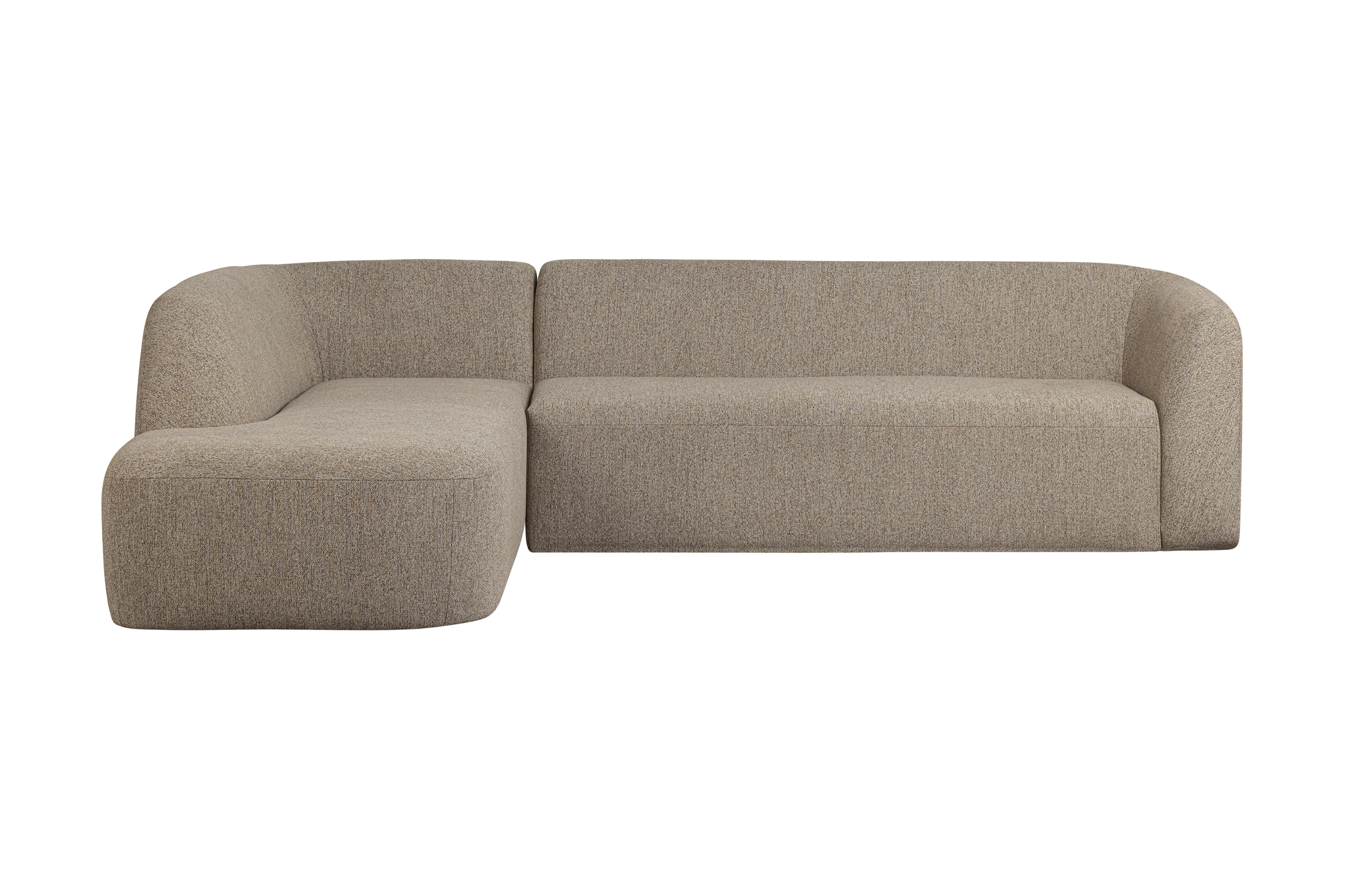 Narożnik lewostronny SLOPING melanż beżowy Be Pure Eye on Design