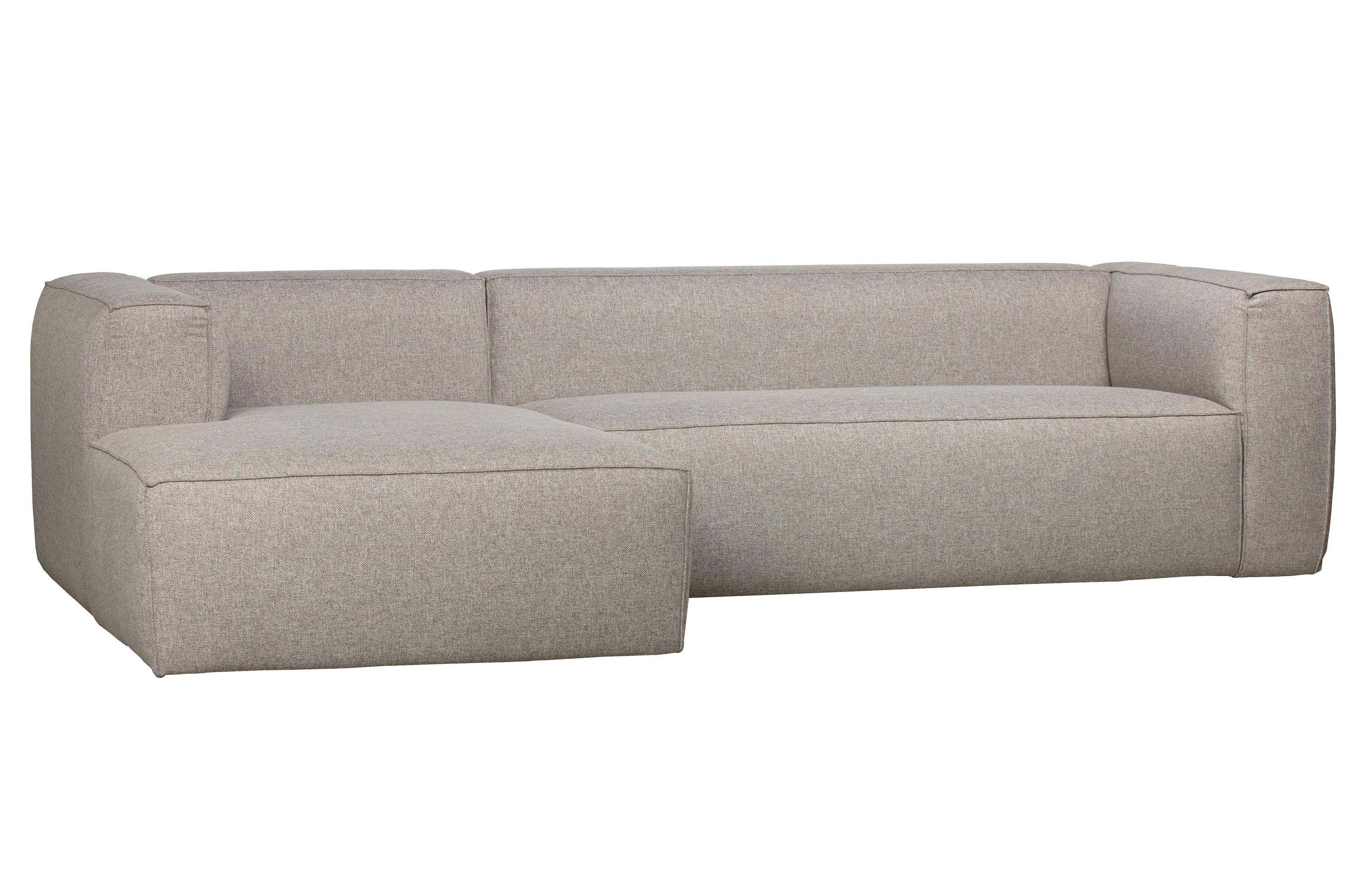 Narożnik lewostronny z poduszkami BEAN jasnoszary Woood Exclusive Eye on Design