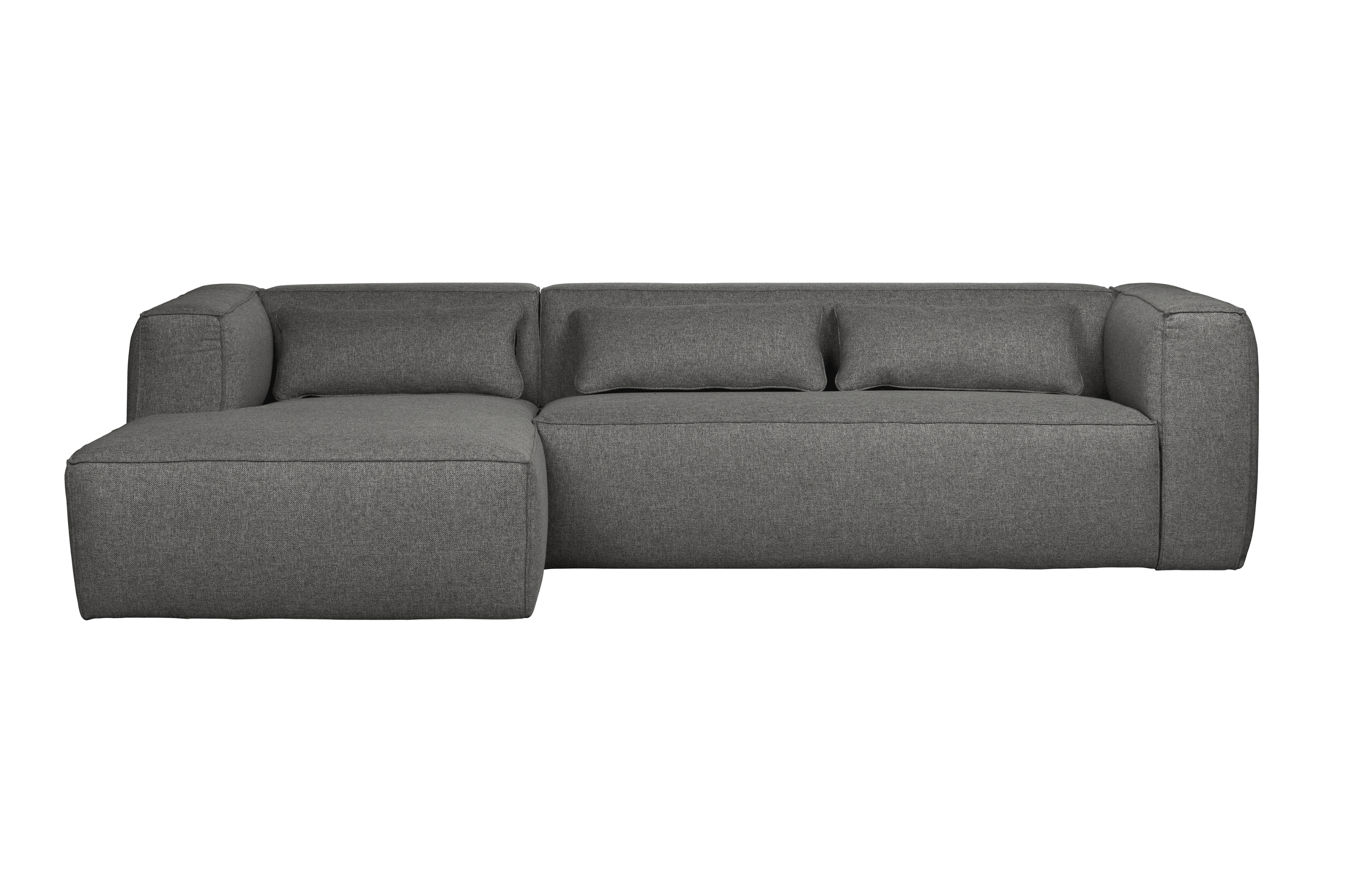 Narożnik lewostronny z poduszkami BEAN szary Woood Exclusive Eye on Design