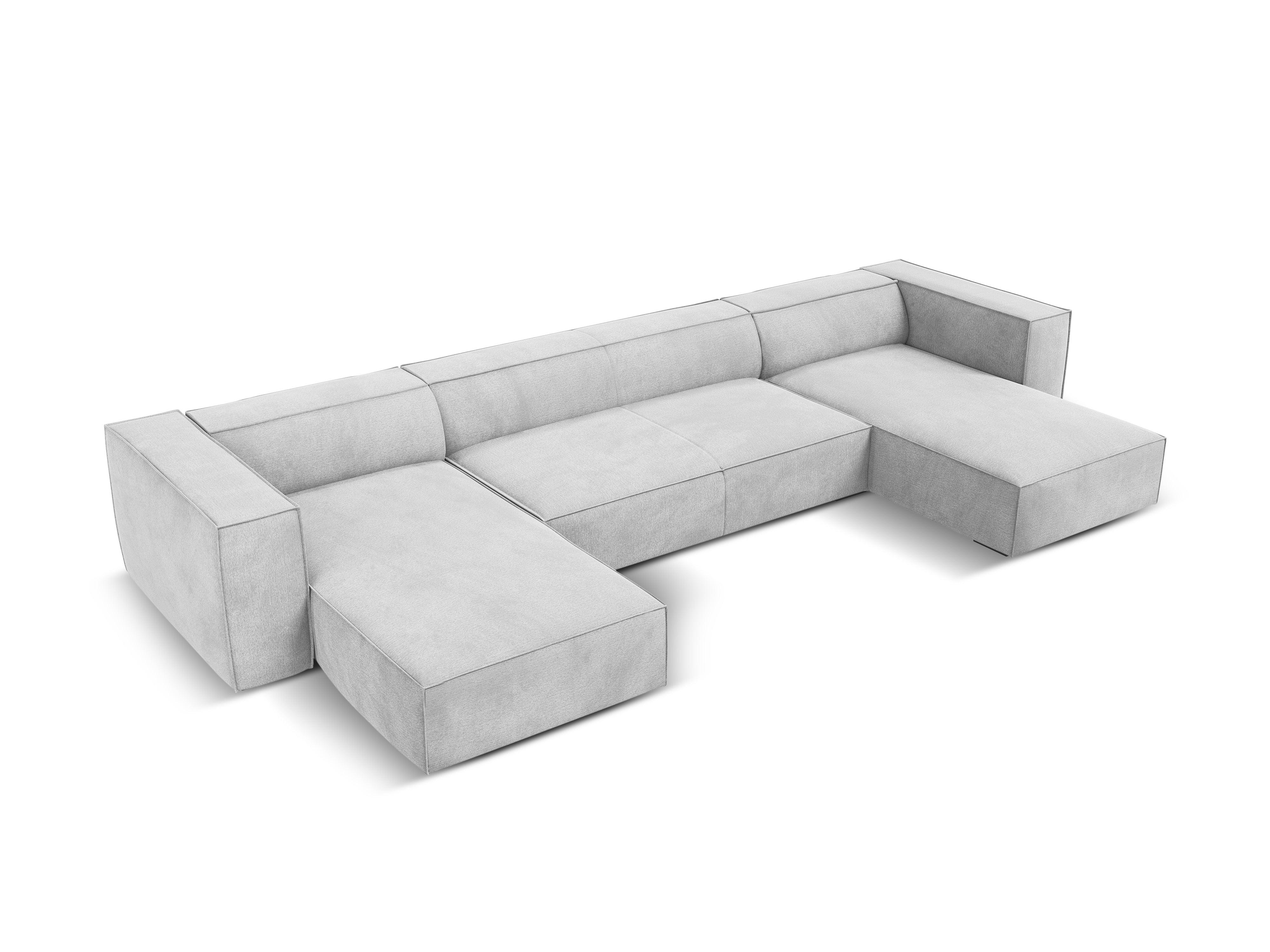 Narożnik panoramiczny MADAME srebrny Windsor & Co Eye on Design