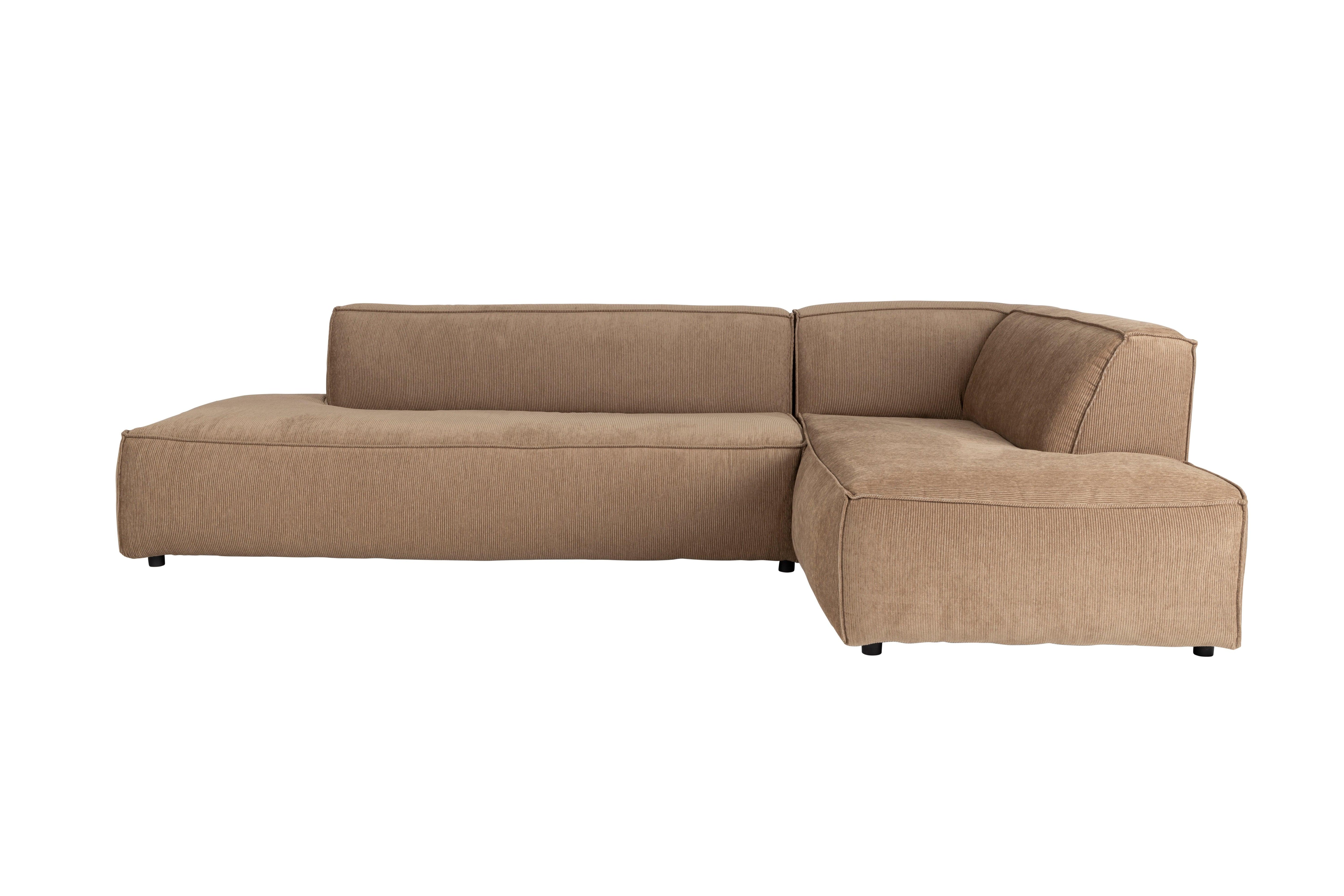 Fat Freddy Rib Sofa Right Caramel Zuiver Eye on Design