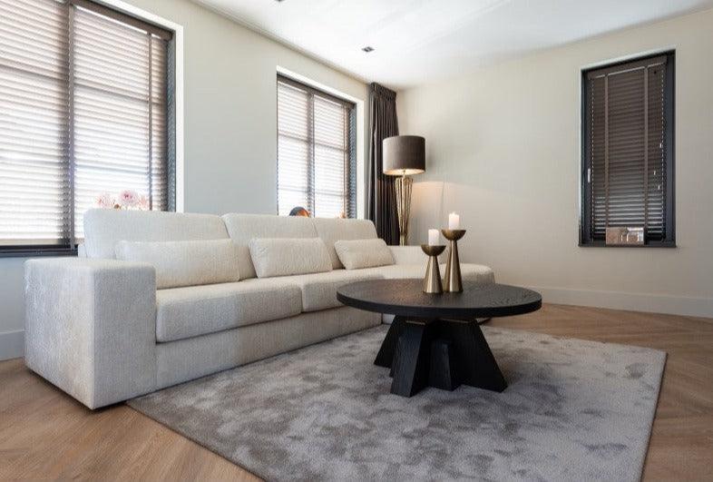 Narożnik prawostronny FELIX kremowy szenil Richmond Interiors Eye on Design