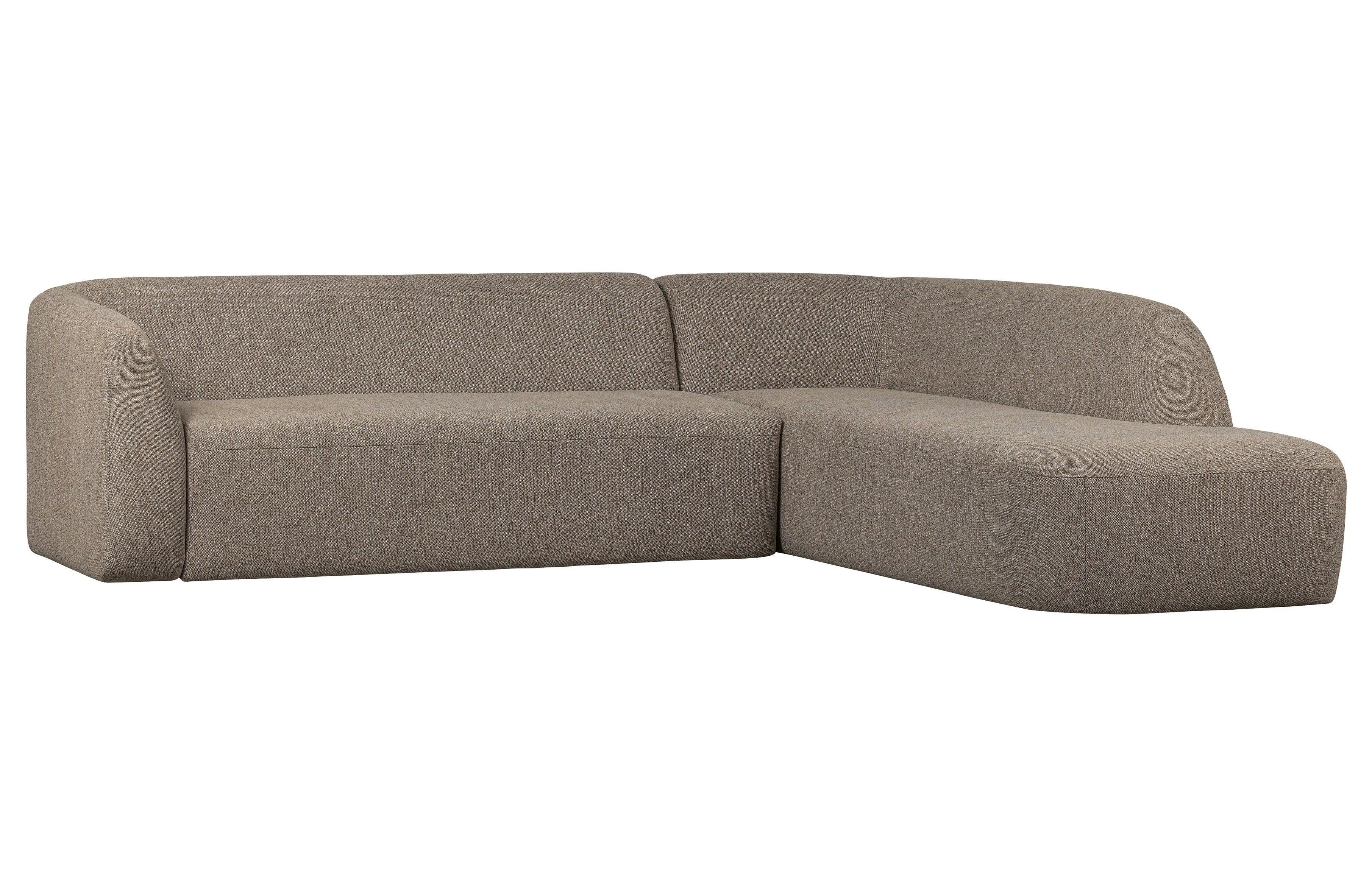 Narożnik prawostronny SLOPING melanż brązowy Be Pure Eye on Design