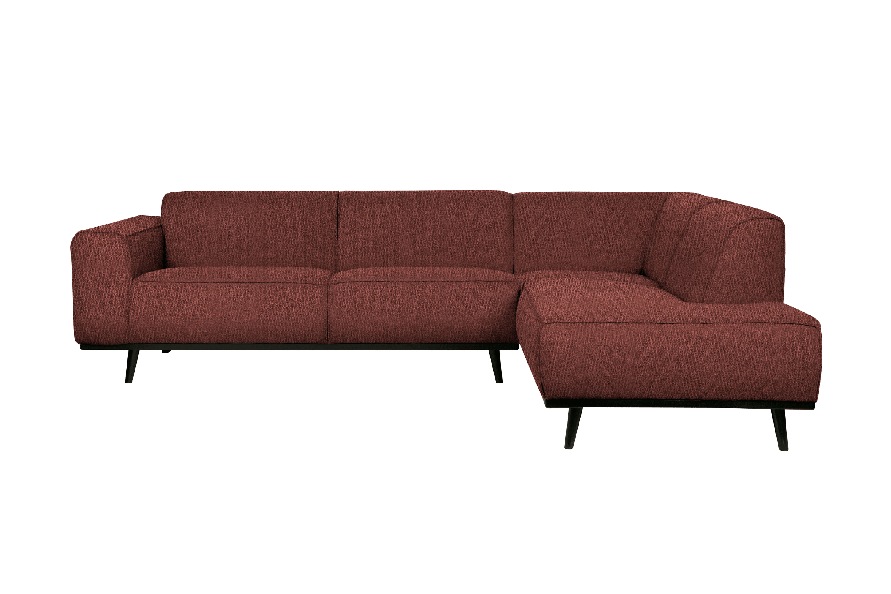 Narożnik prawostronny STATEMENT boucle kasztanowy Be Pure Eye on Design