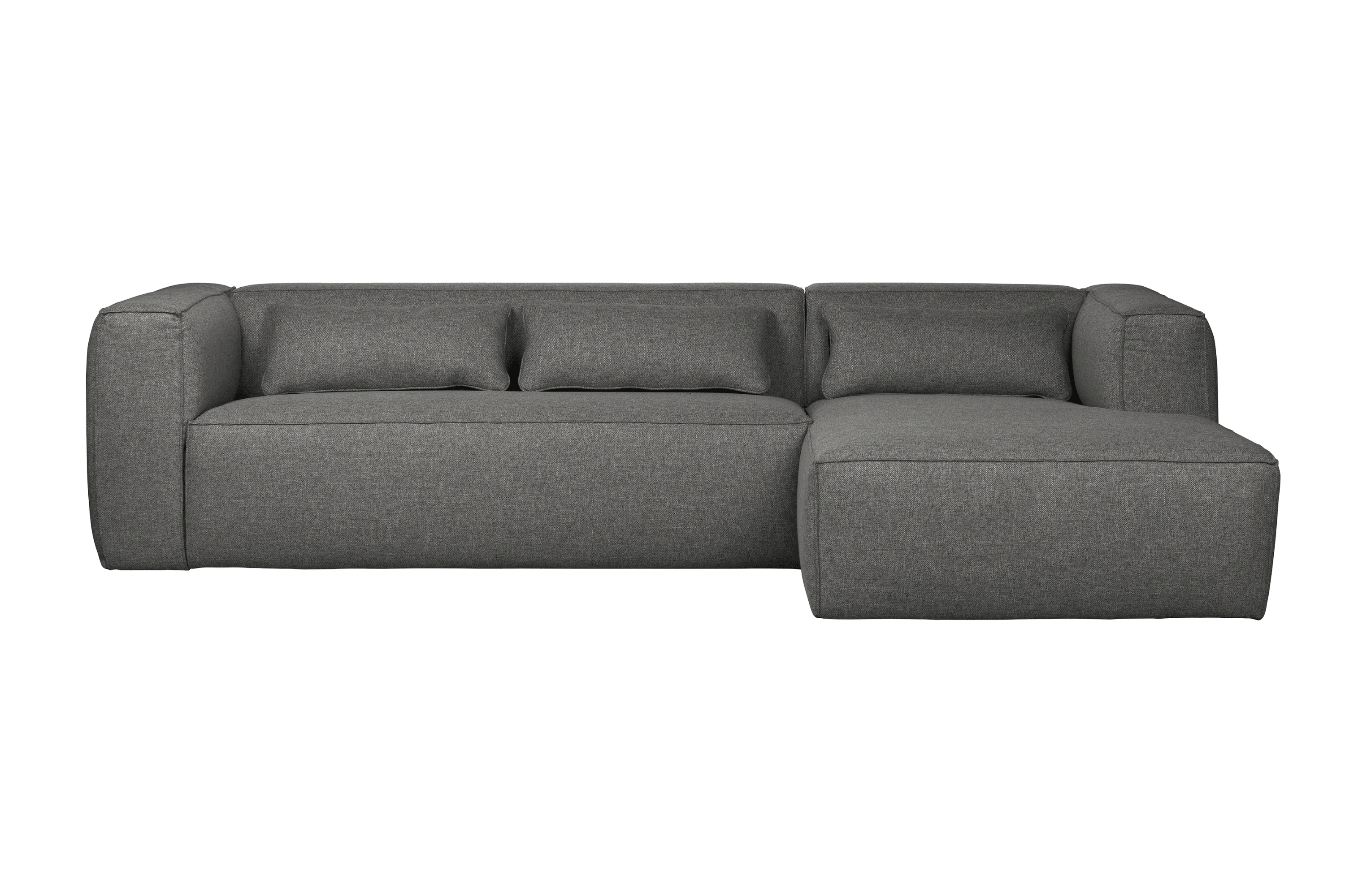 Narożnik prawostronny z poduszkami BEAN szary Woood Exclusive Eye on Design