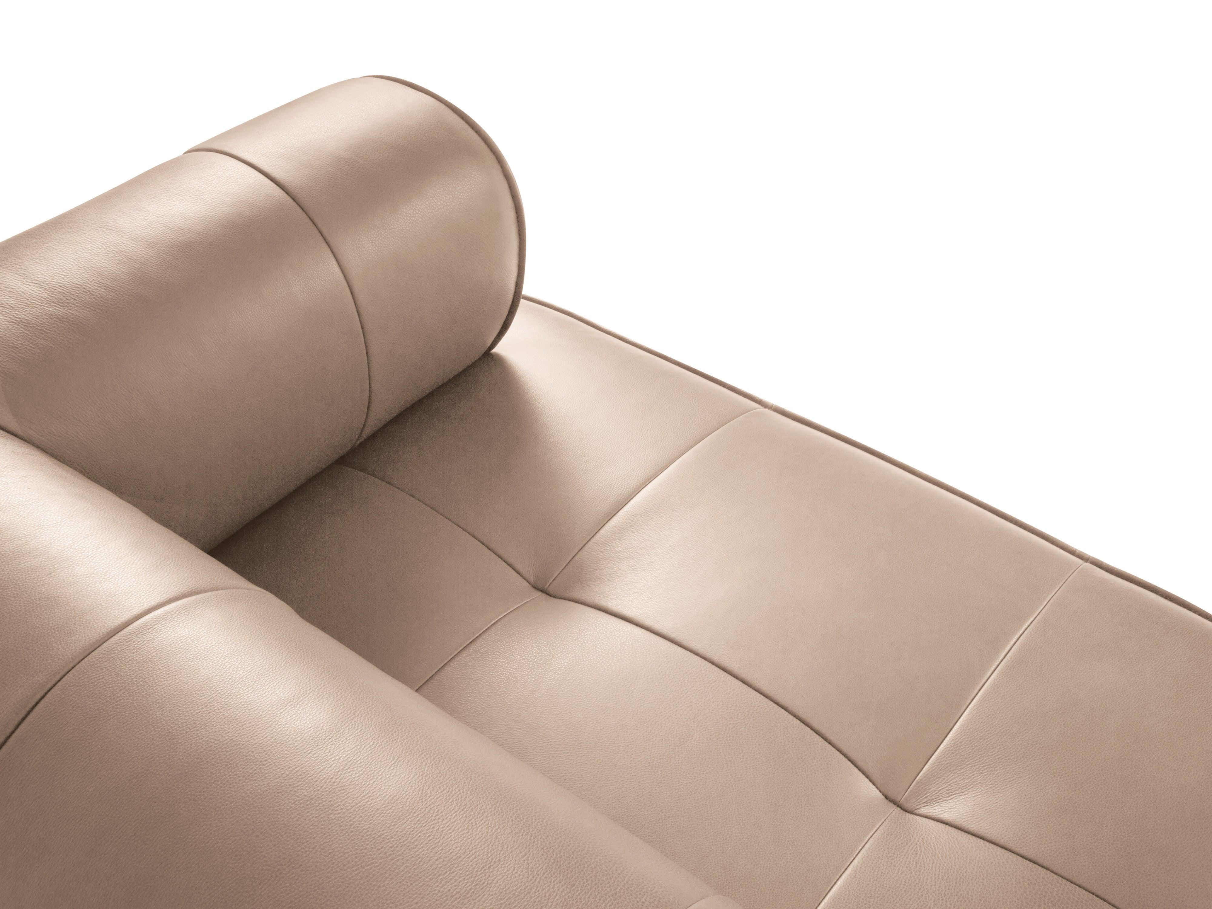 Narożnik skórzany lewostronny LILY cappuccino Maison Heritage Eye on Design