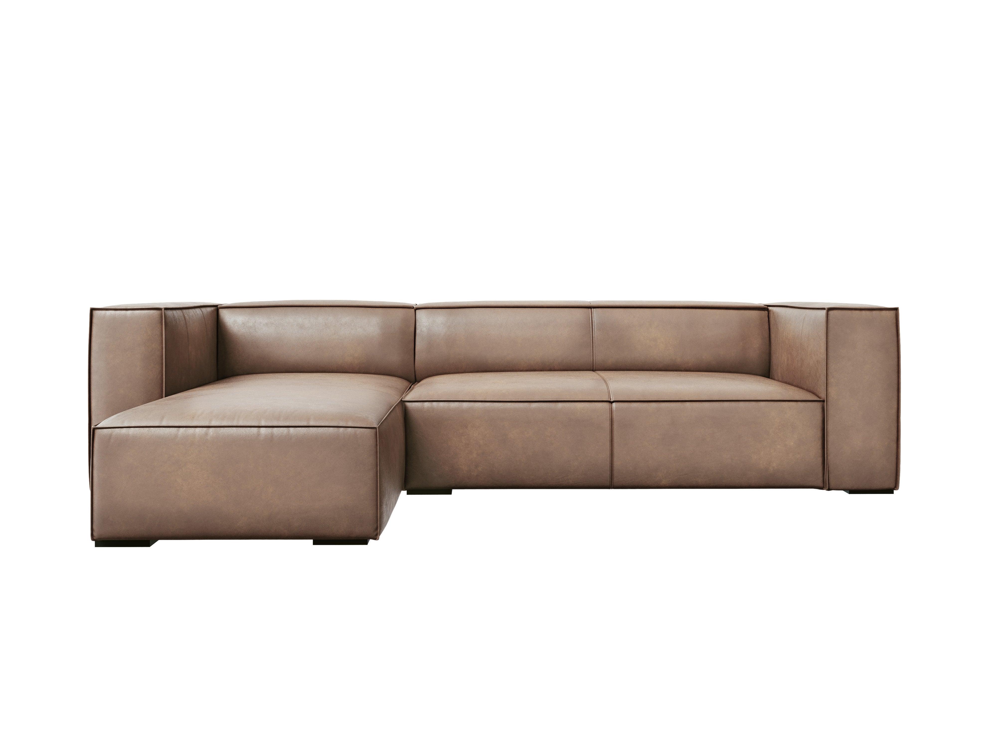 Narożnik skórzany lewostronny MADAME beżowy Windsor & Co Eye on Design