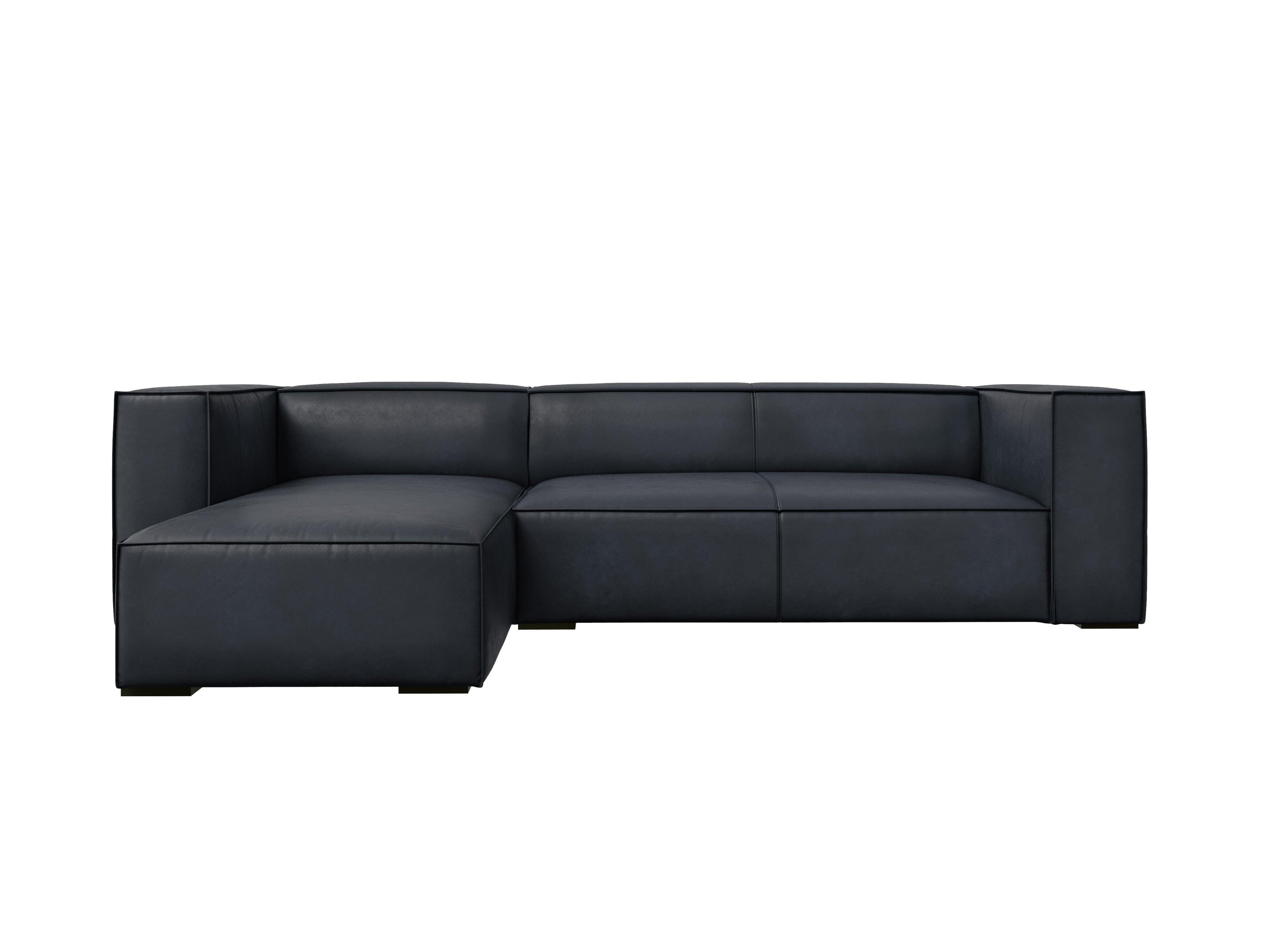 Narożnik skórzany lewostronny MADAME grafitowy Windsor & Co Eye on Design