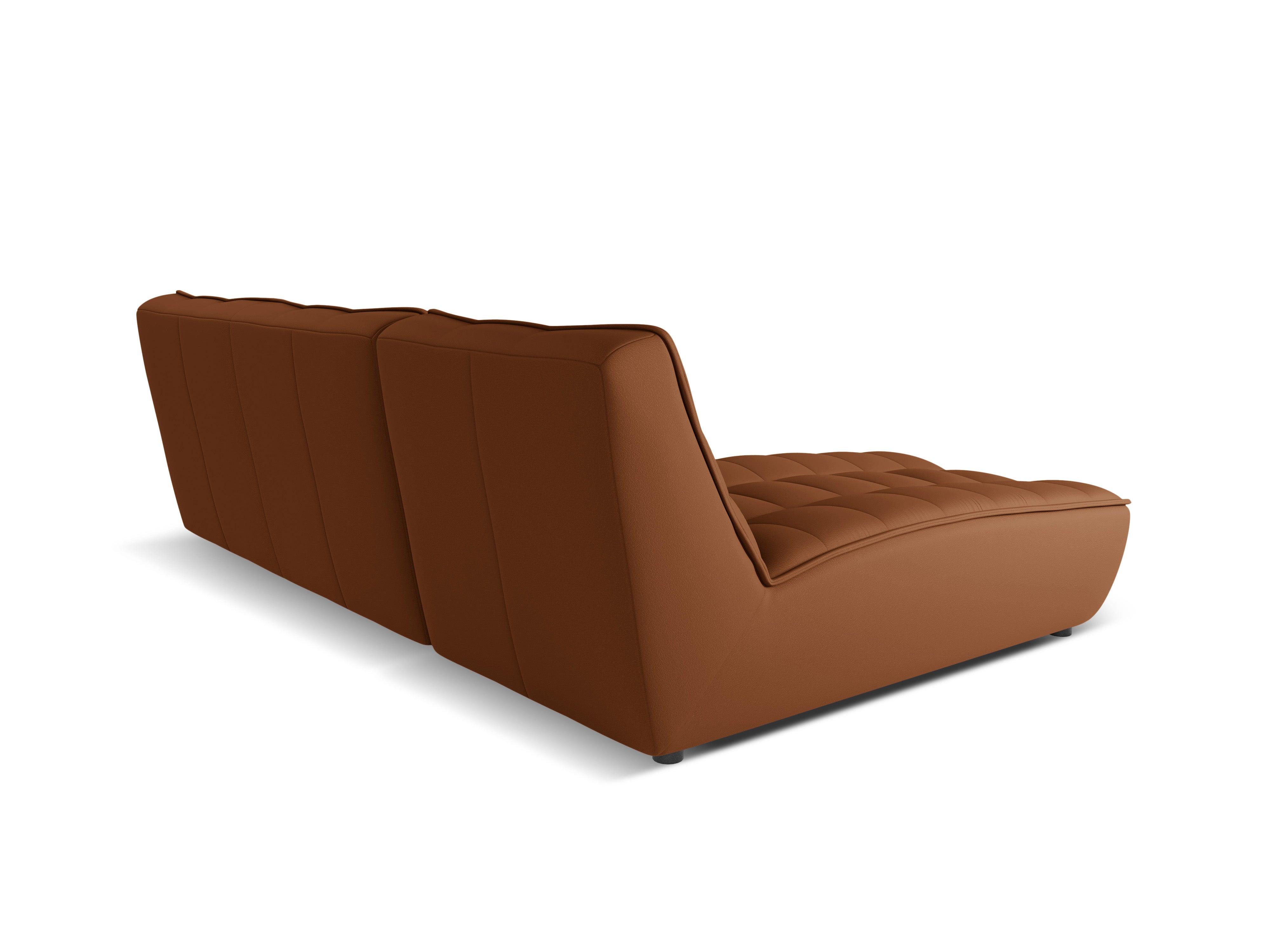 Narożnik skórzany lewostronny MONI brązowy Maison Heritage Eye on Design