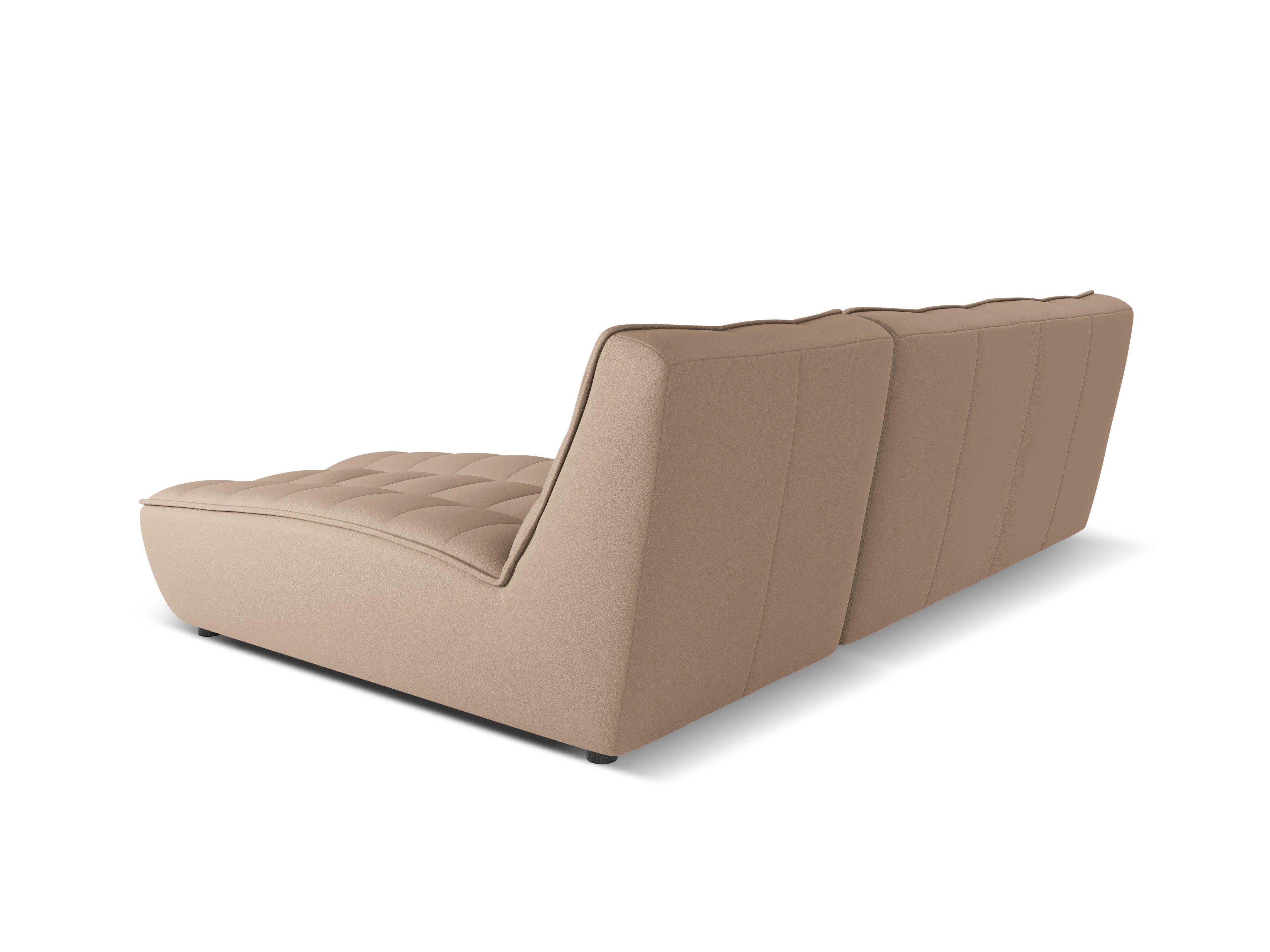 Narożnik skórzany prawostronny MONI cappuccino Maison Heritage Eye on Design