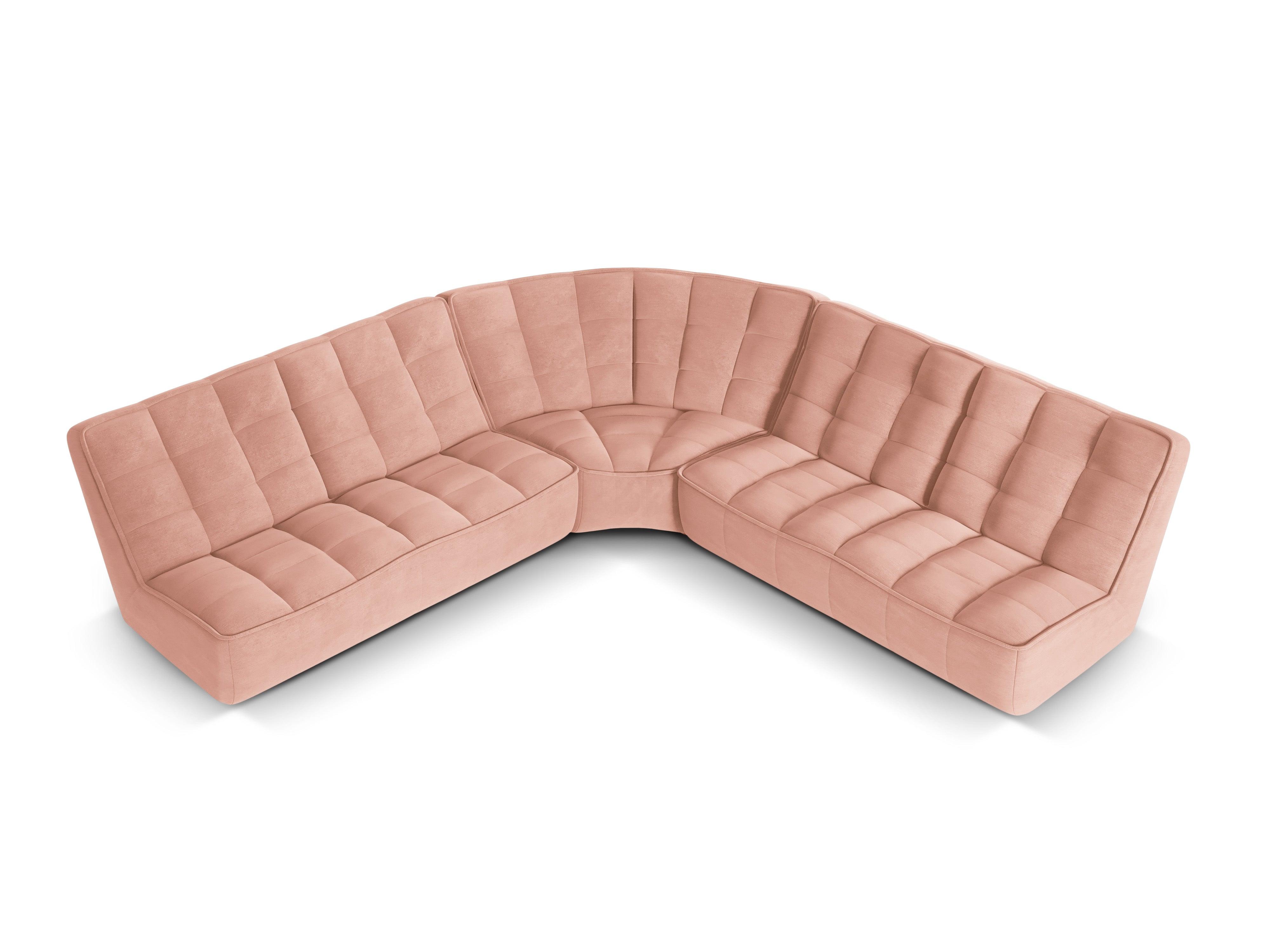 Narożnik symetryczny MONI łososiowy Maison Heritage Eye on Design