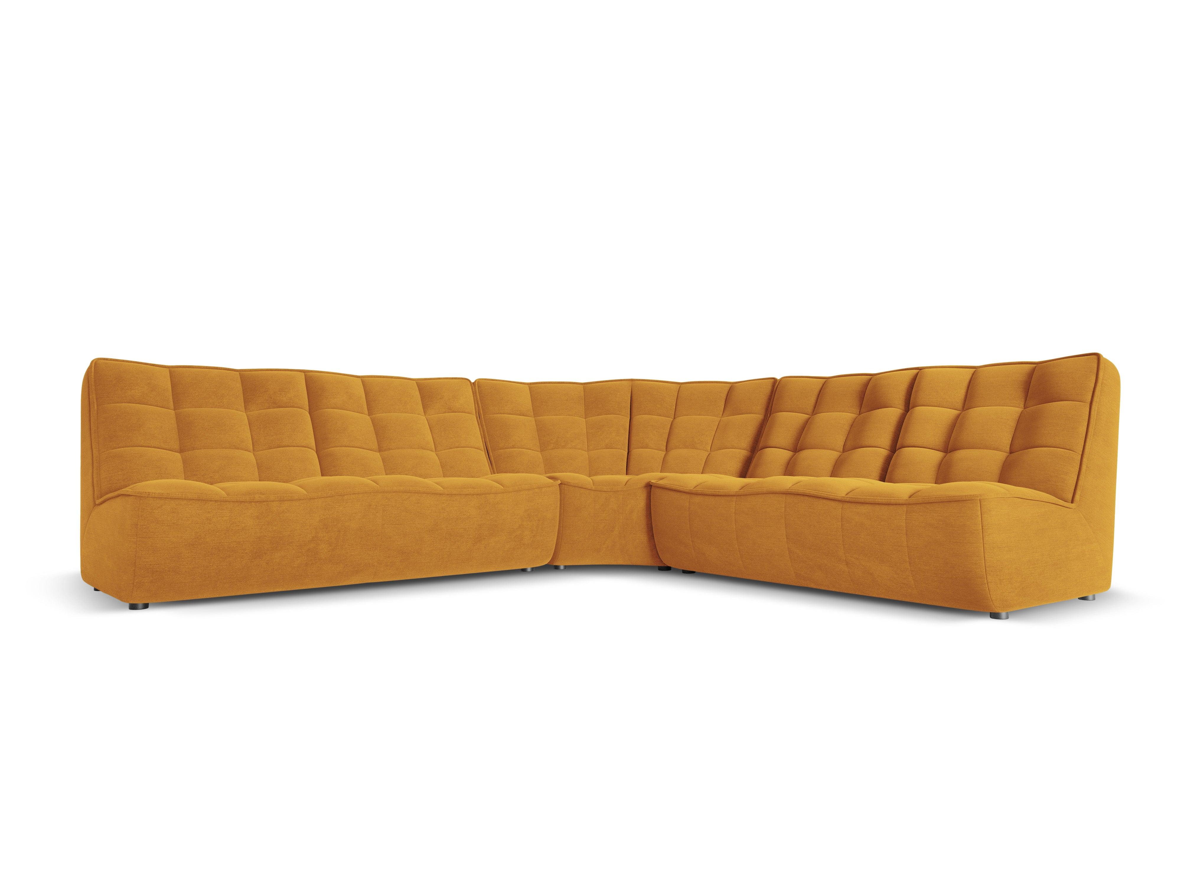 Narożnik symetryczny MONI musztardowy Maison Heritage Eye on Design