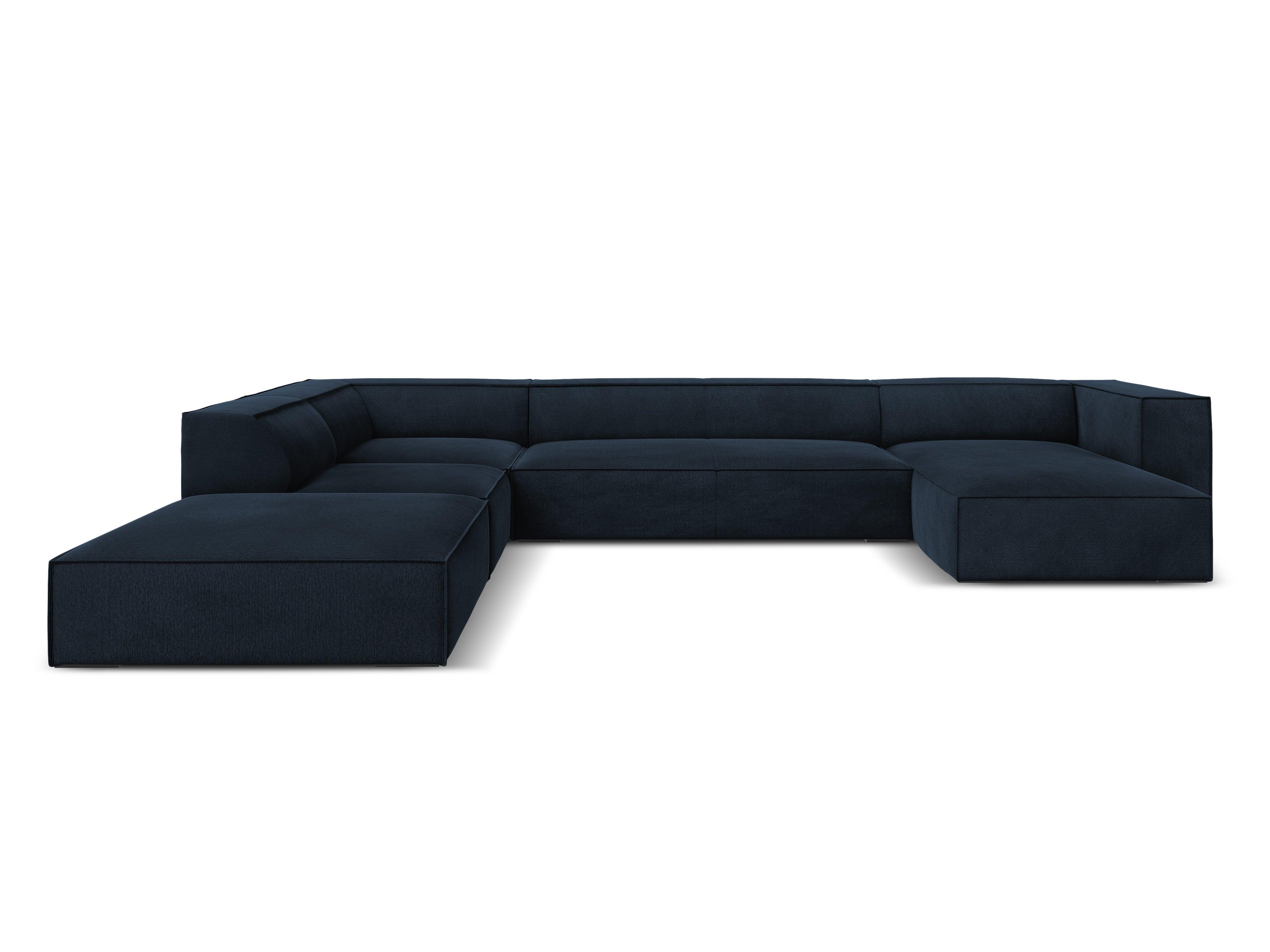 Narożnik w kształcie U lewostronny MADAME granatowy Windsor & Co Eye on Design