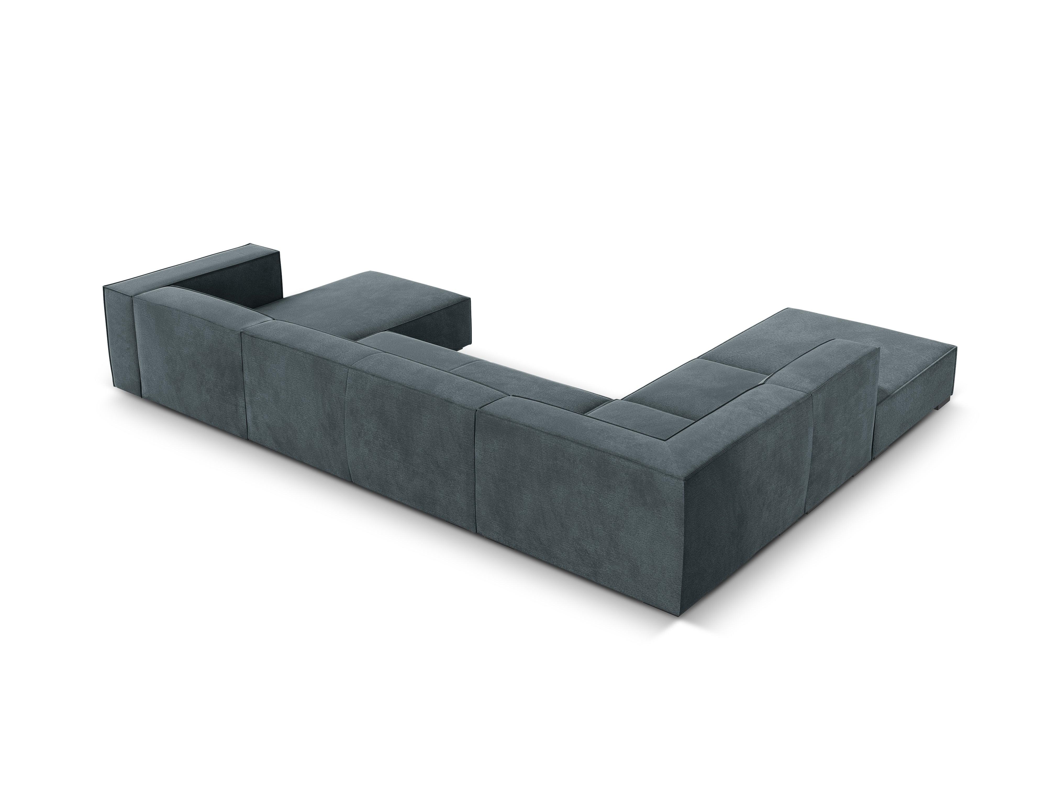 Narożnik w kształcie U lewostronny MADAME szaroniebieski Windsor & Co Eye on Design