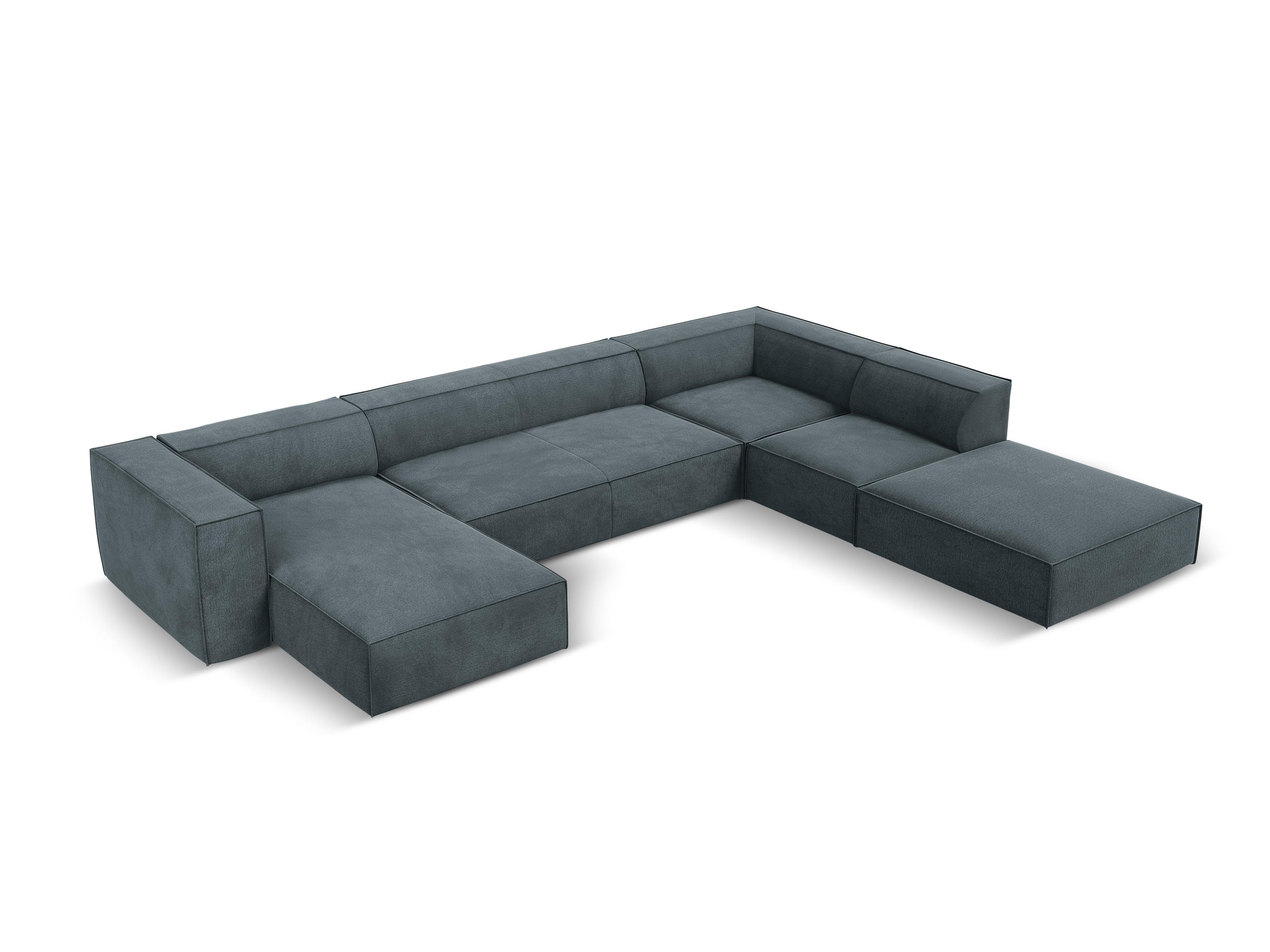 Narożnik w kształcie U prawostronny MADAME szaroniebieski Windsor & Co Eye on Design