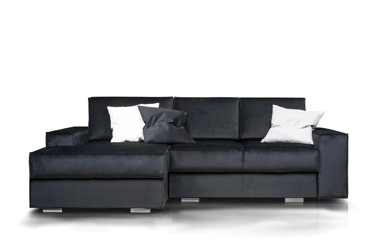 Narożnik z funkcją spania lewostronny TYBERIAS Rosanero Eye on Design