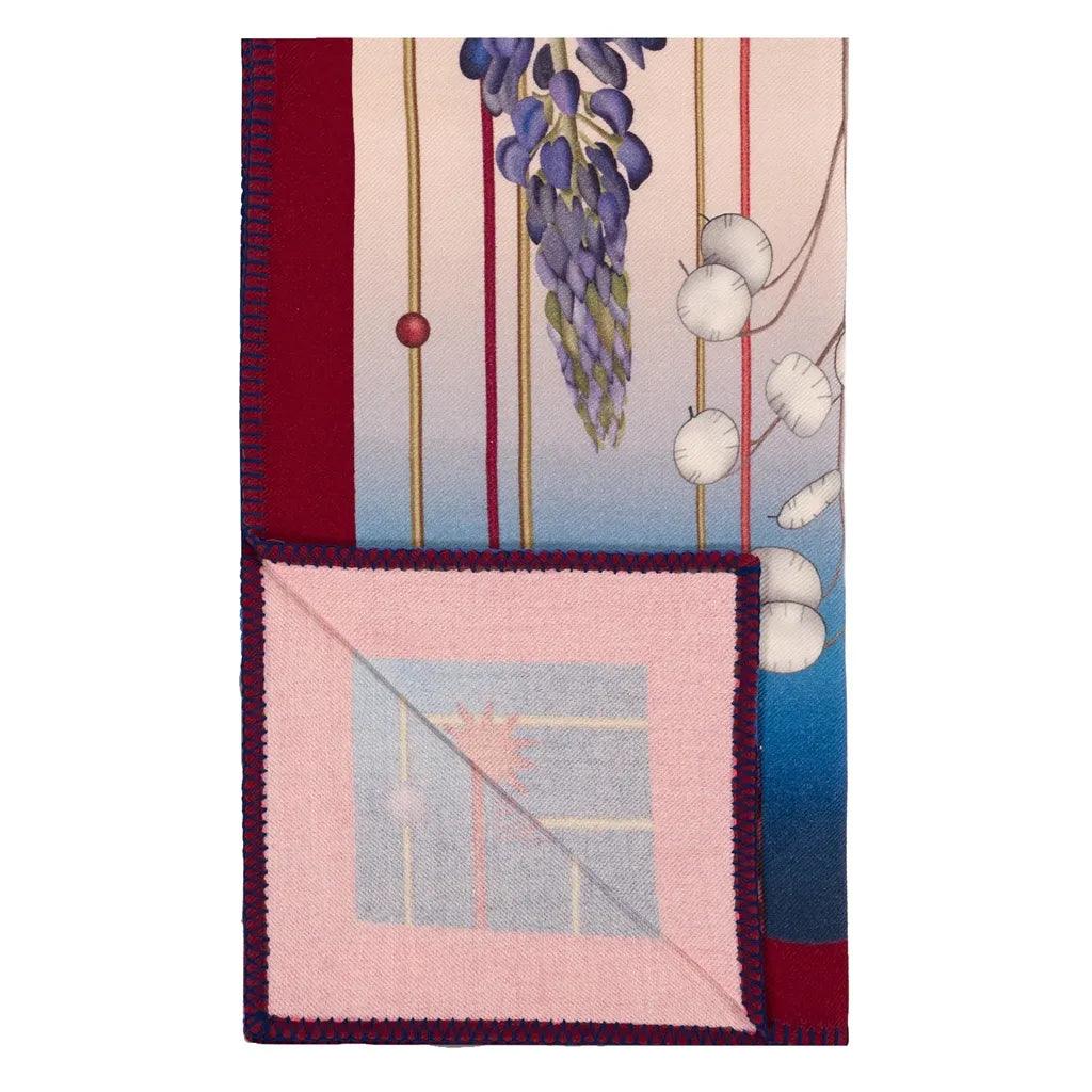 Narzuta AMYTIS INDIGO wełna z merynosów Christian Lacroix Eye on Design