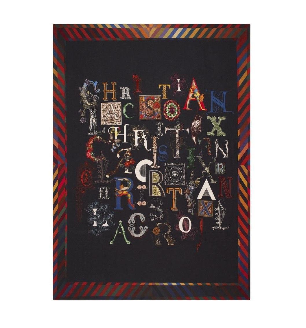 Narzuta DO YOU SPEAK LACROIX? wełna z merynosów Christian Lacroix Eye on Design