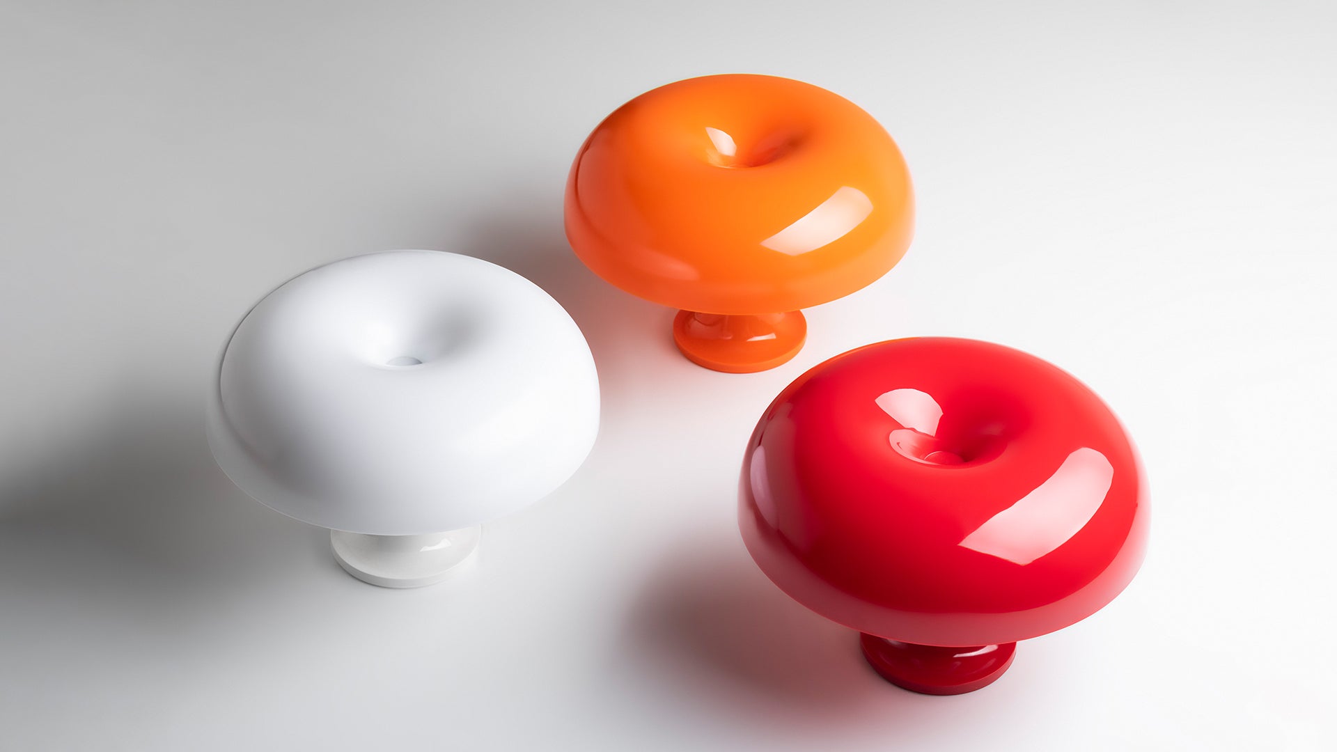 Stolní lampa NESSINO oranžová