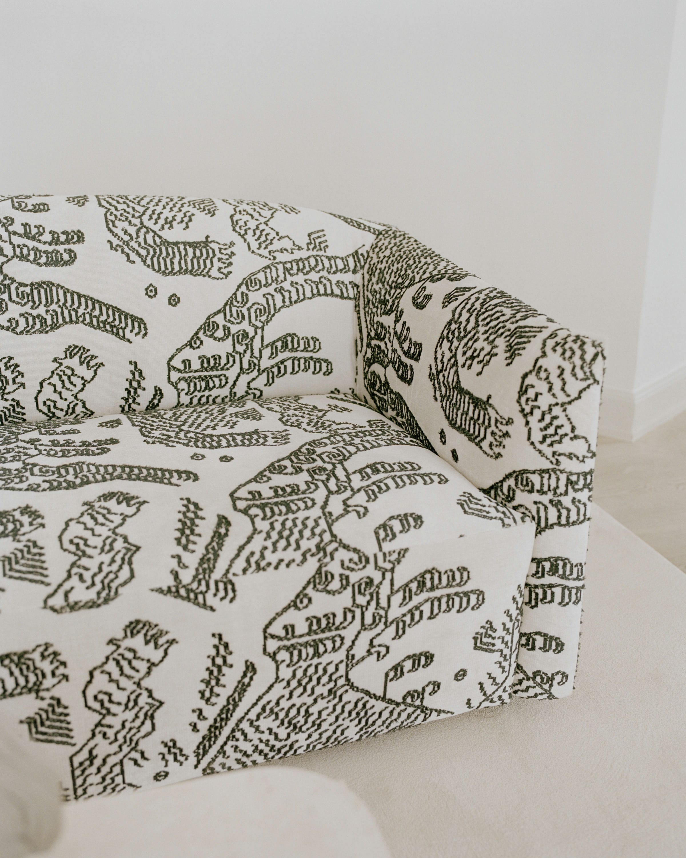 3-person sofa, upholstered shore