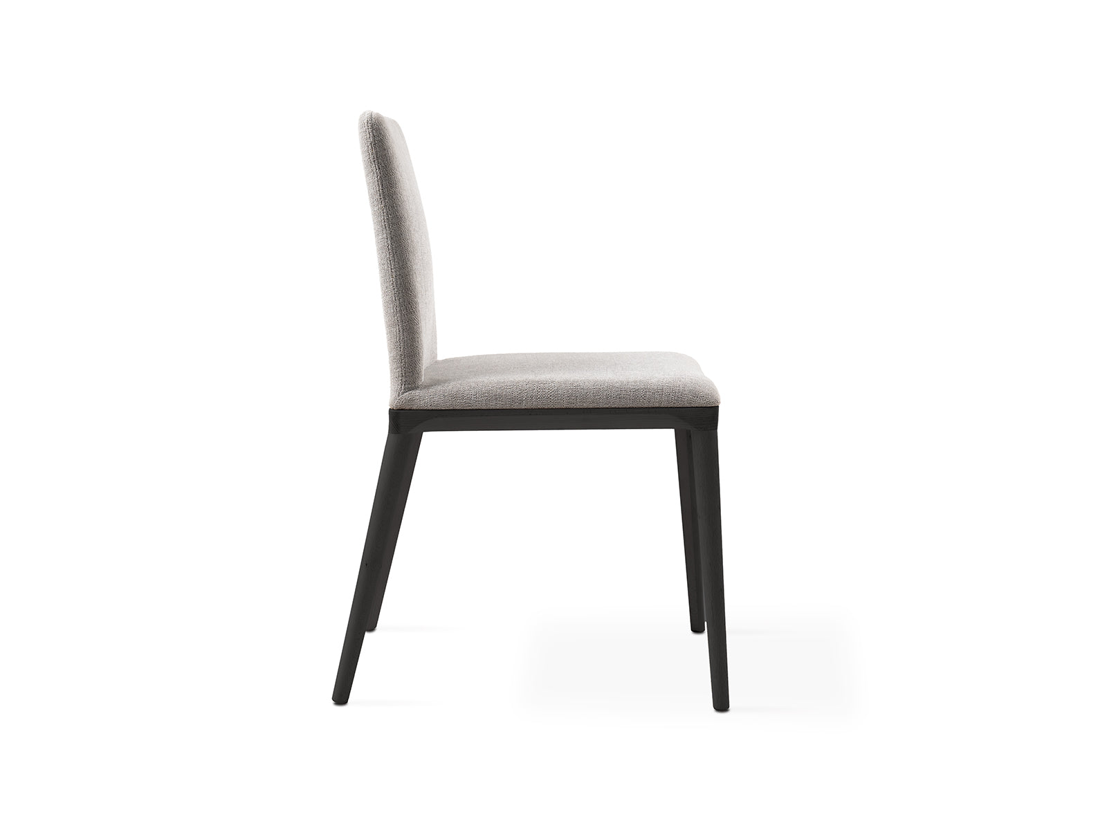 FREYA WOOD upholstered chair with wooden base