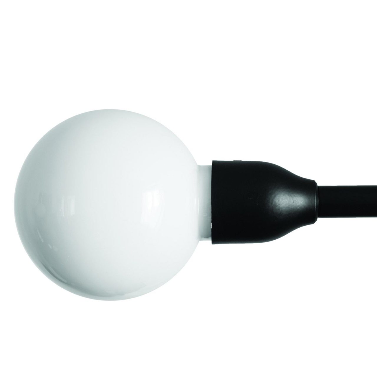 Wall lamp with arm POTENCE PIVOTANTE black