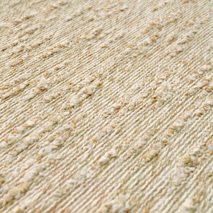 Fotel zewnętrzny OMBRIA kremowy z drewnianą podstawą