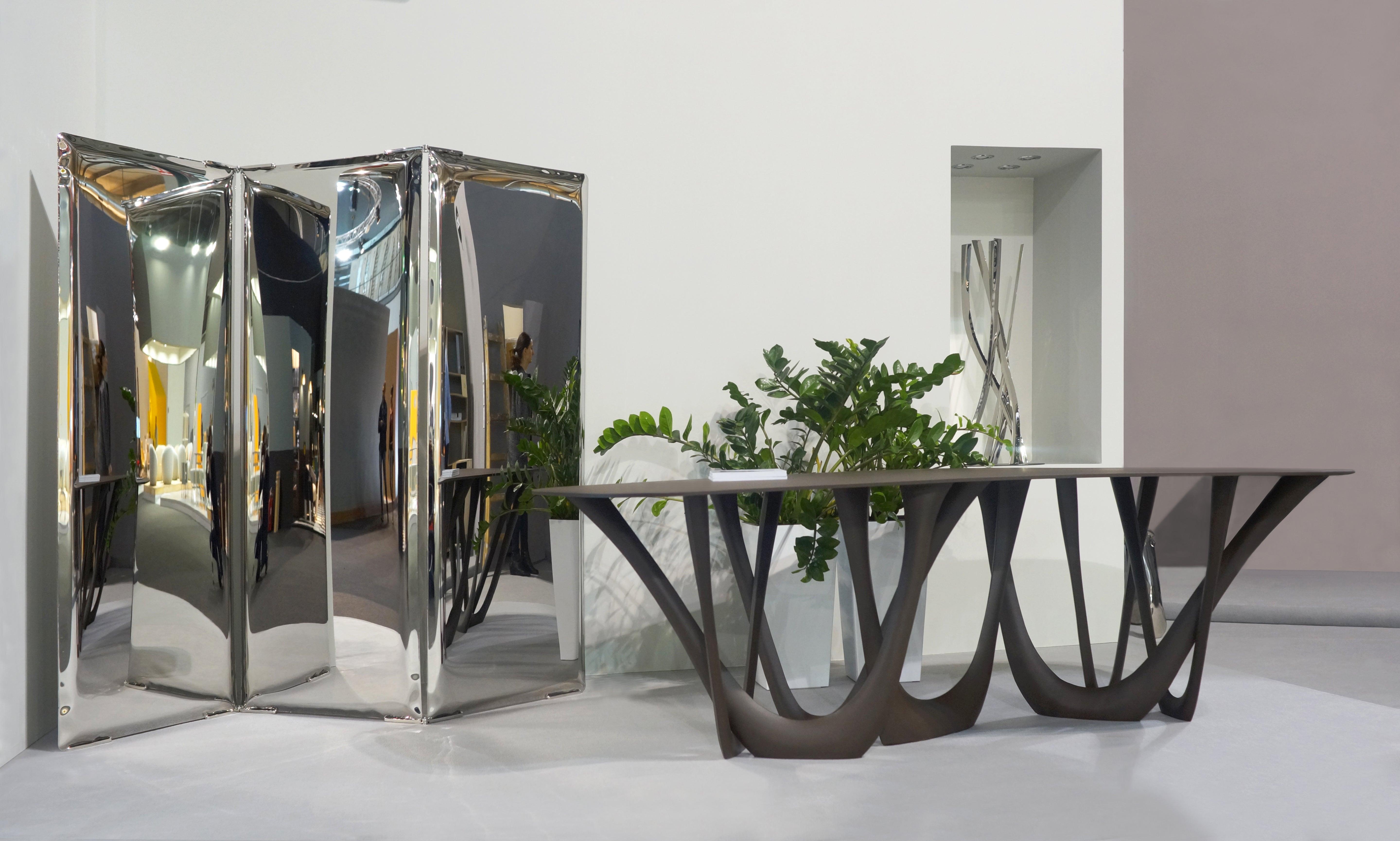 Parawan SONAR MIRROR inox – Zieta Studio