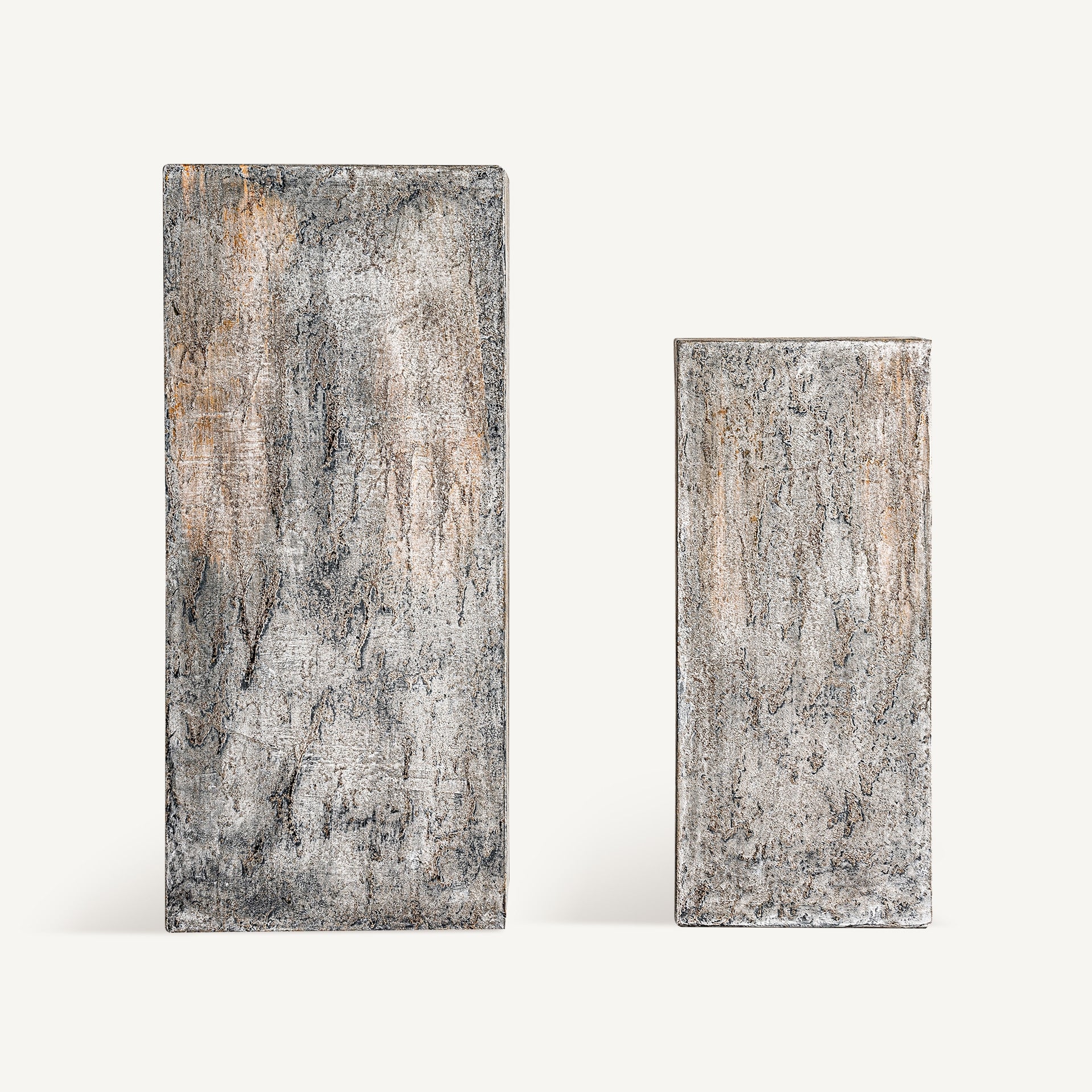 ARVIT Beige Terracotta Side Table Set