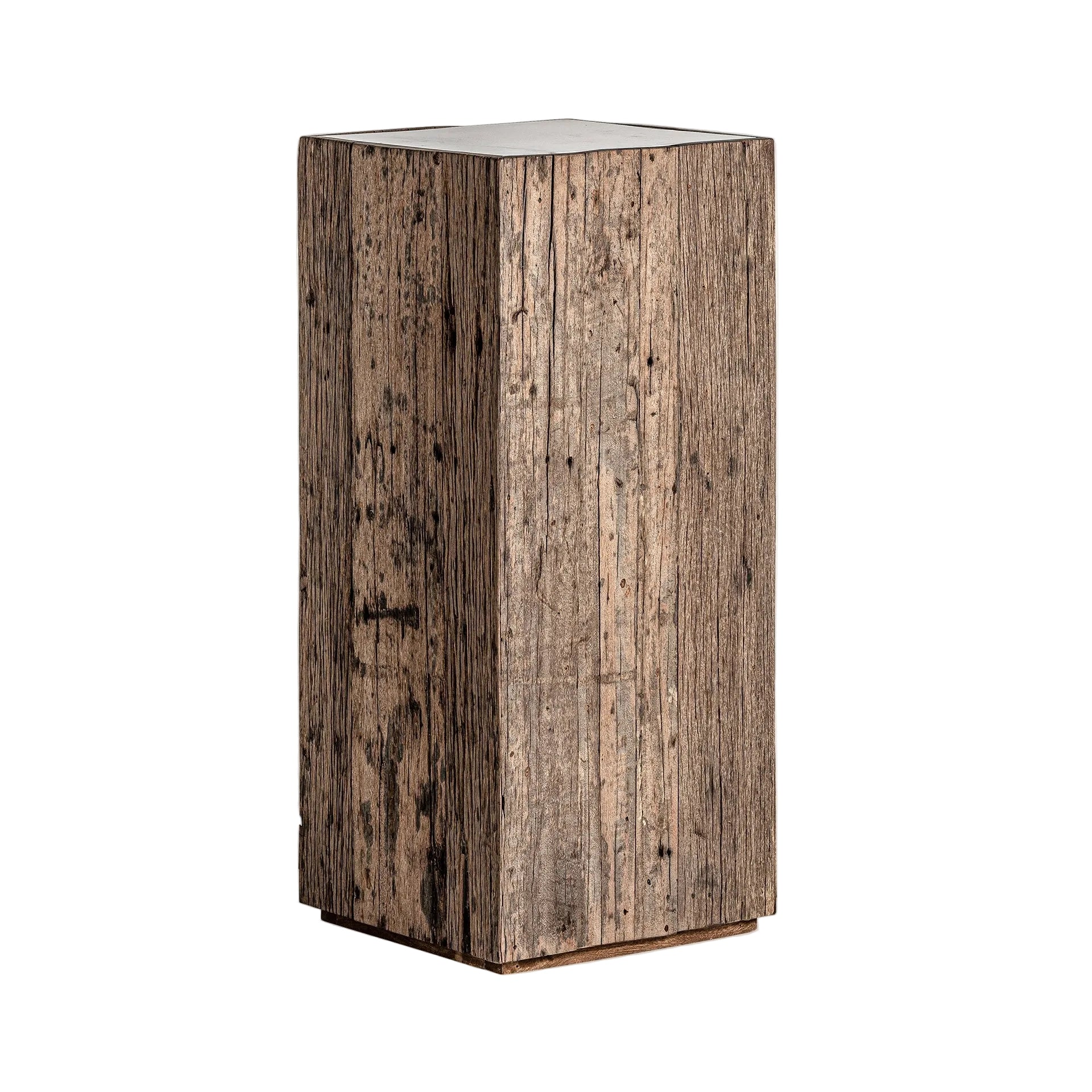 SAMSUN Column Recycled Pine Wood with Marble Top