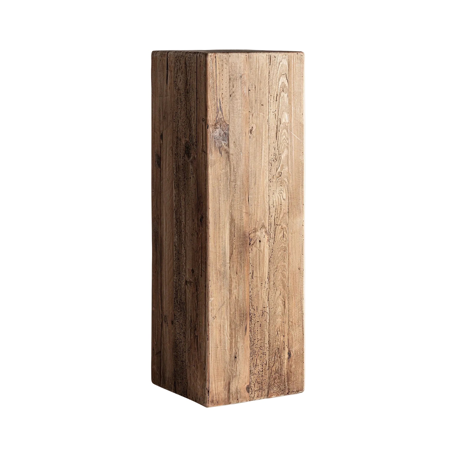 TRUEL Side Table Recycled Pine Wood
