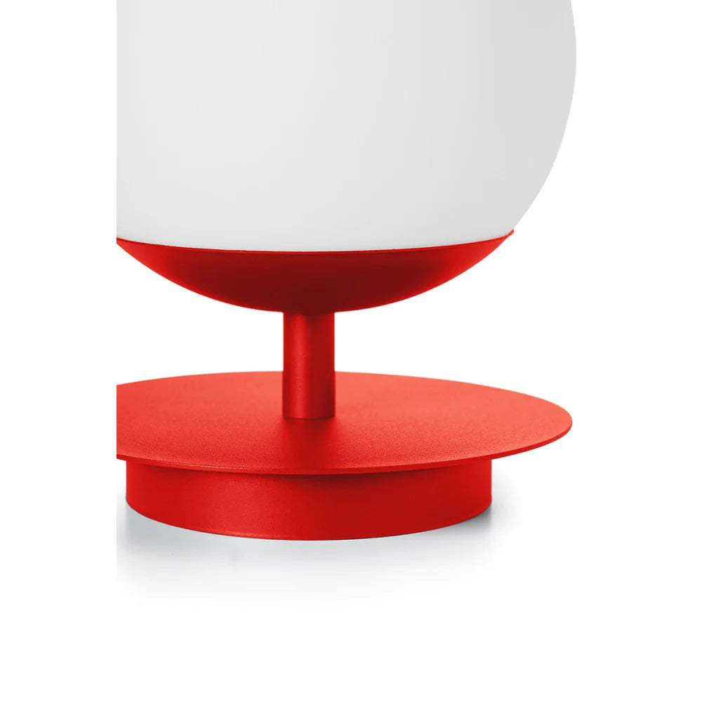 Stolní lampa PLAAT červeno-oranžová