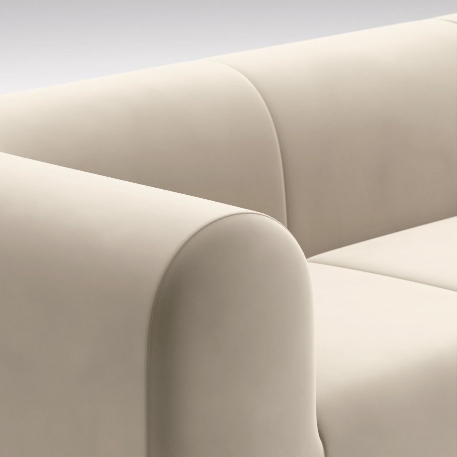 Pohovka pro 4 osoby PLUMP čalouněná