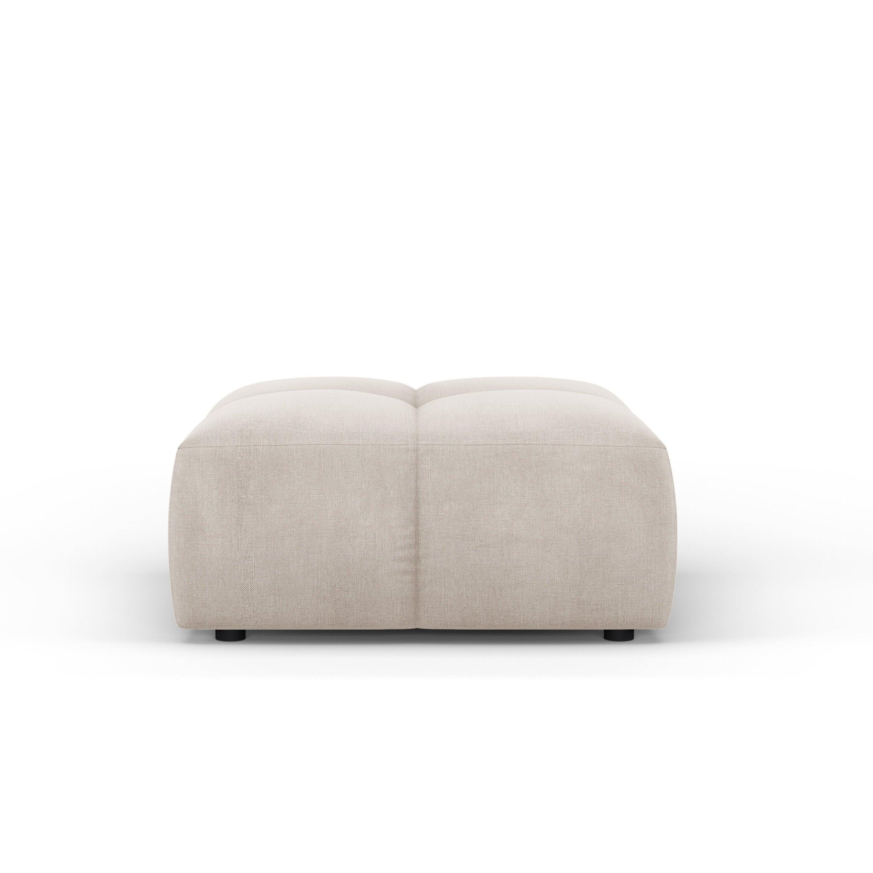 Podnóżek FRANCESCA beżowy szenil Milo Casa Eye on Design