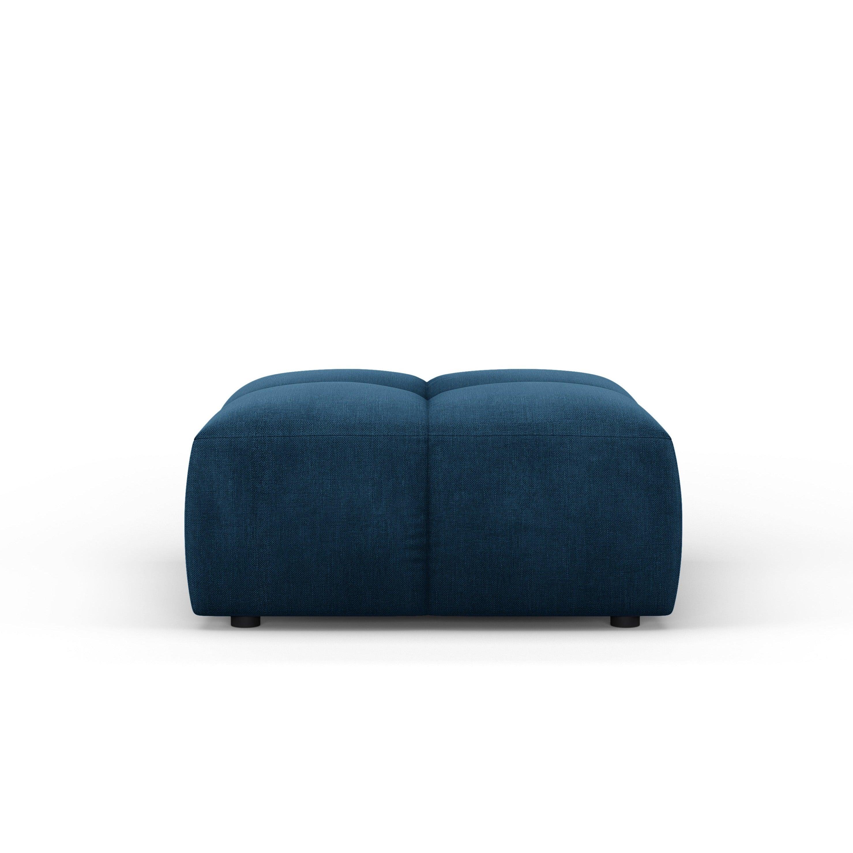 Podnóżek FRANCESCA granat królewski szenil Milo Casa Eye on Design