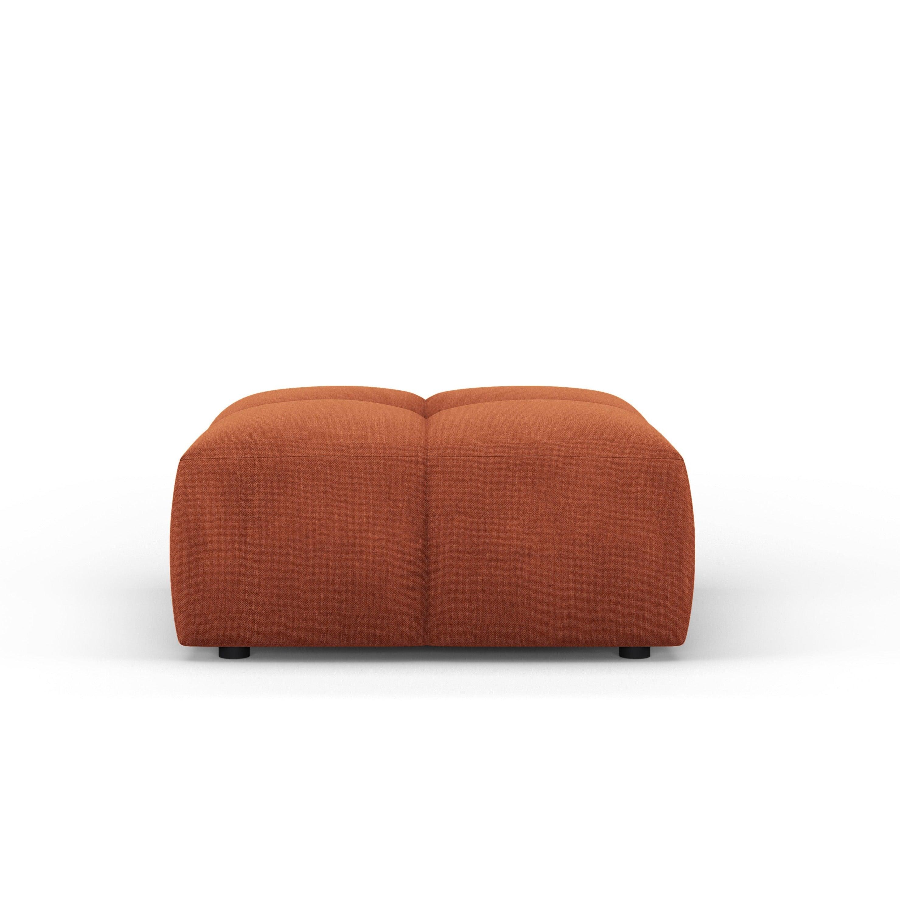 Podnóżek FRANCESCA terracotta szenil Milo Casa Eye on Design