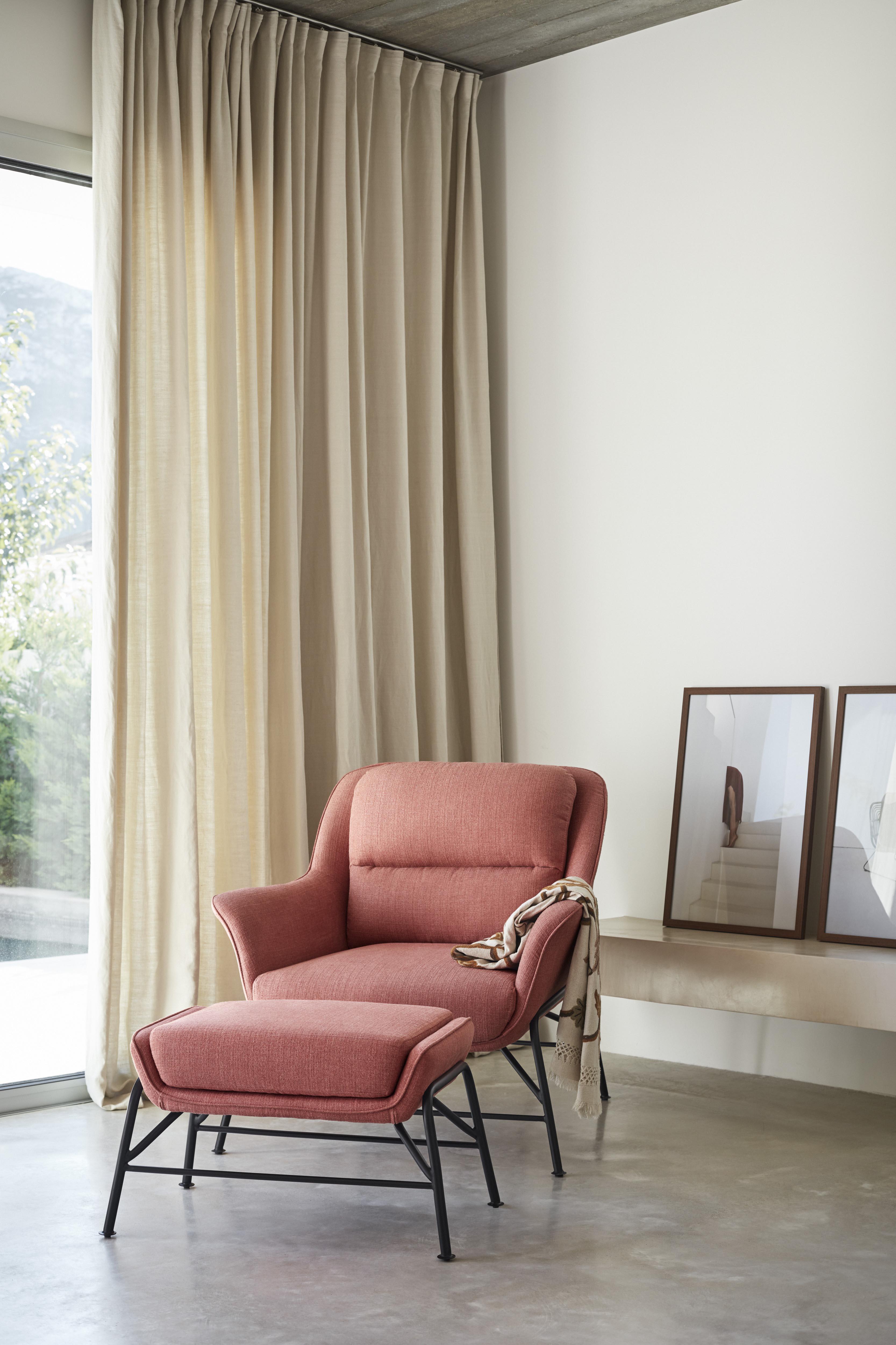 Podnóżek SADIRA koralowy Teulat Eye on Design