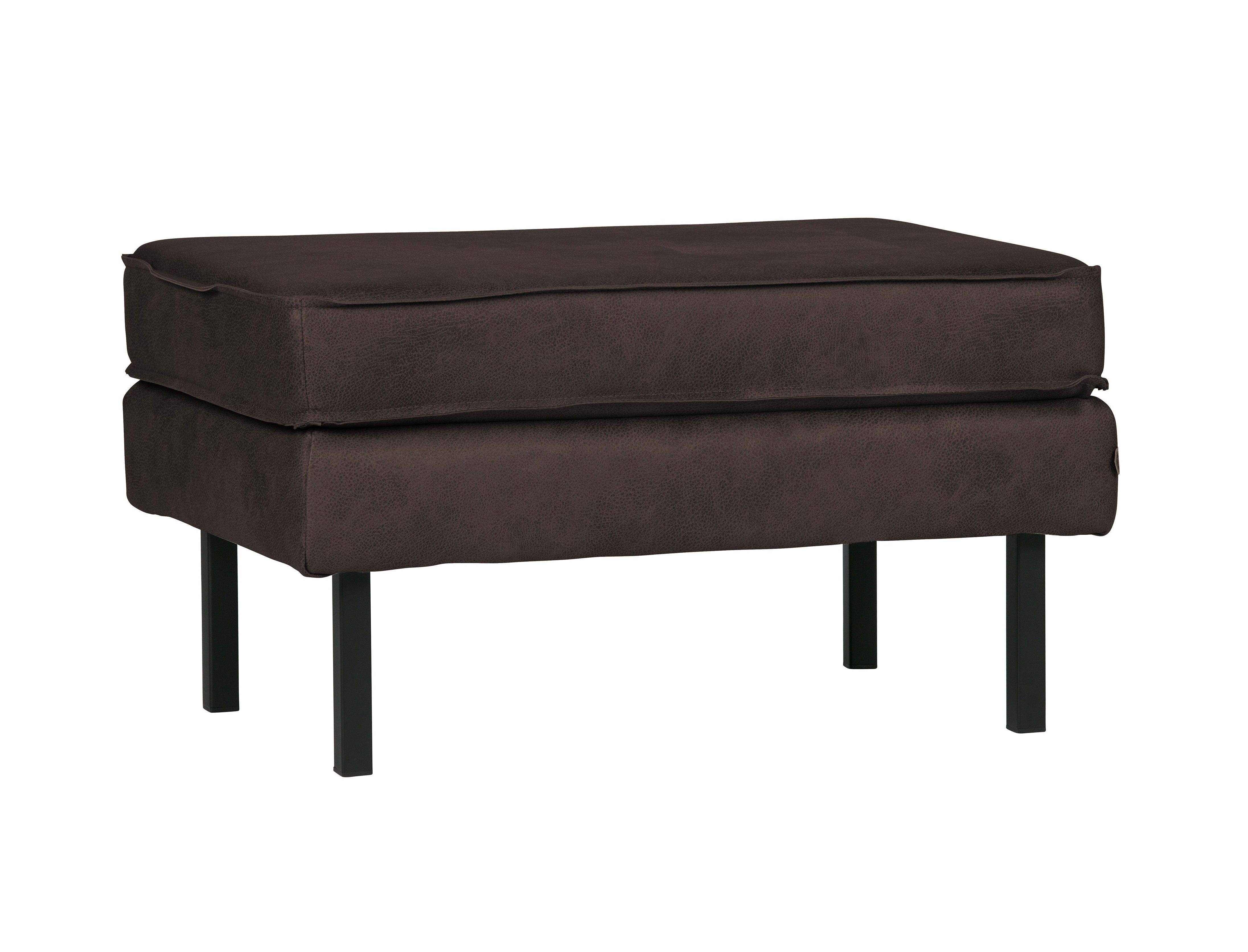 Podnóżek skórzany RODEO czarny Be Pure Eye on Design