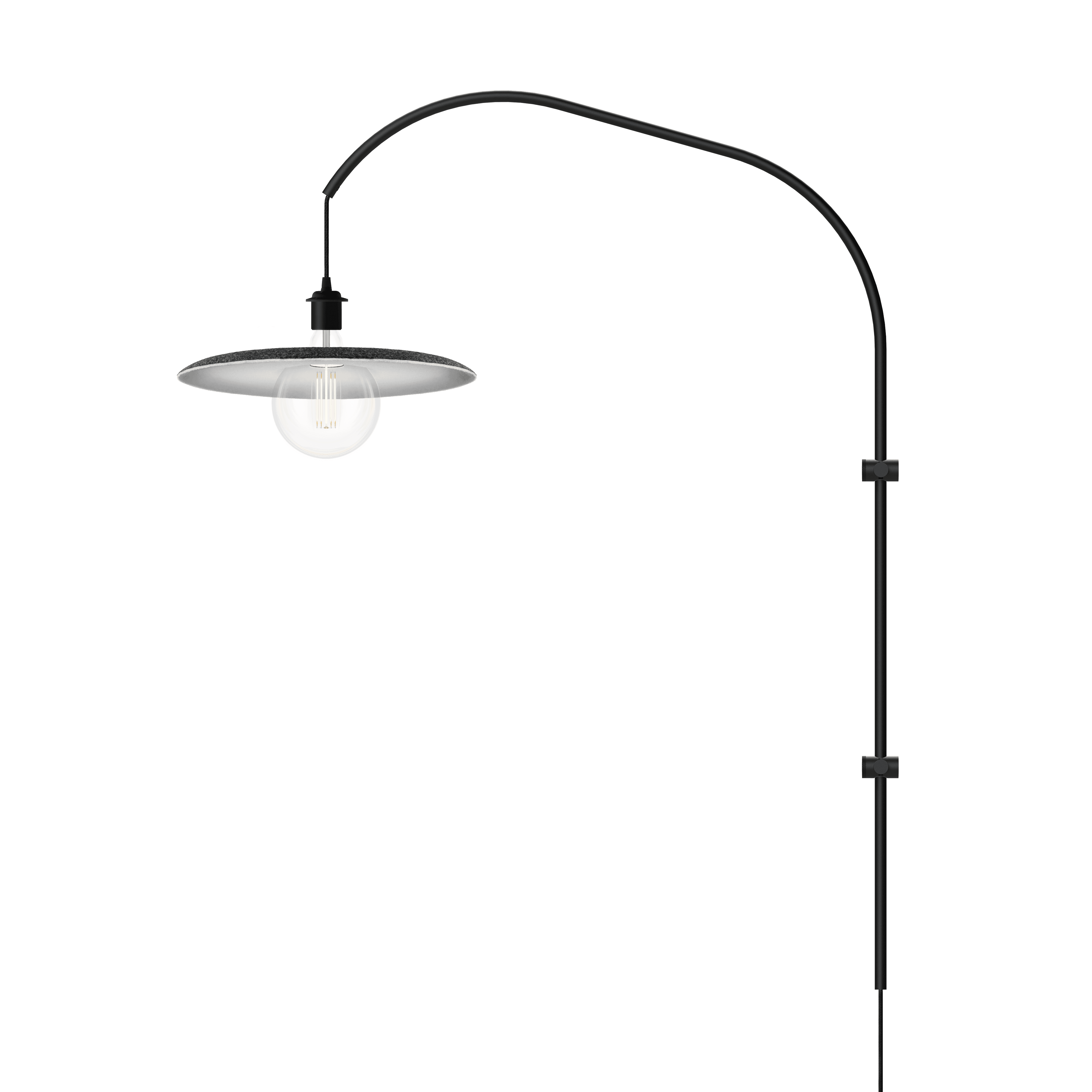 Podstawa lampy ściennej WILLOW SINGLE czarny UMAGE Eye on Design