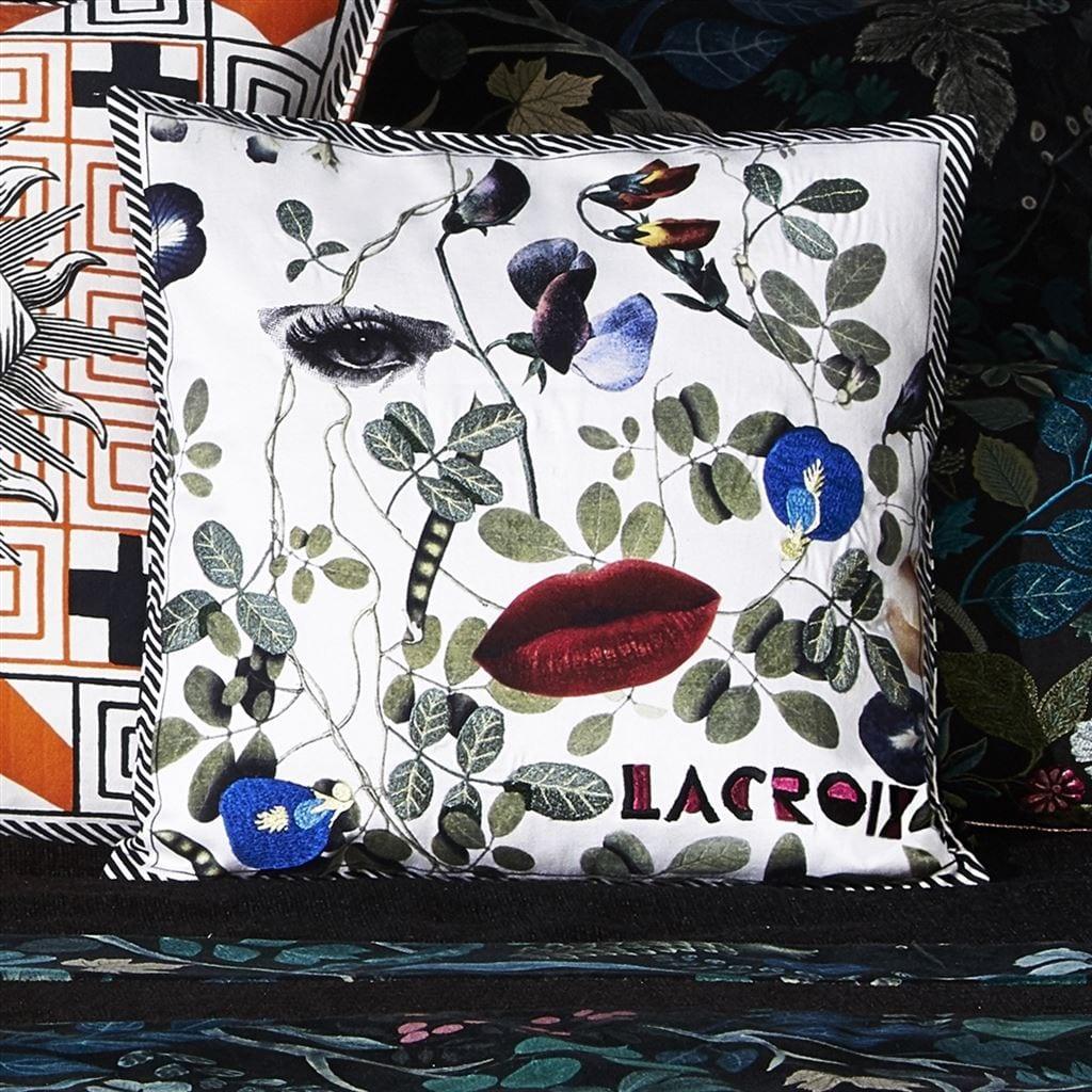 Poduszka dwustronna DAME NATURE PRINTEMPS bawełniana satyna – Christian Lacroix