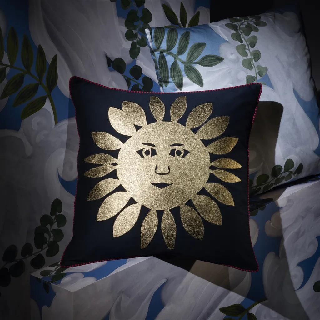 Poduszka dwustronna HELLO SUNSHINE bawełniana satyna Christian Lacroix Eye on Design