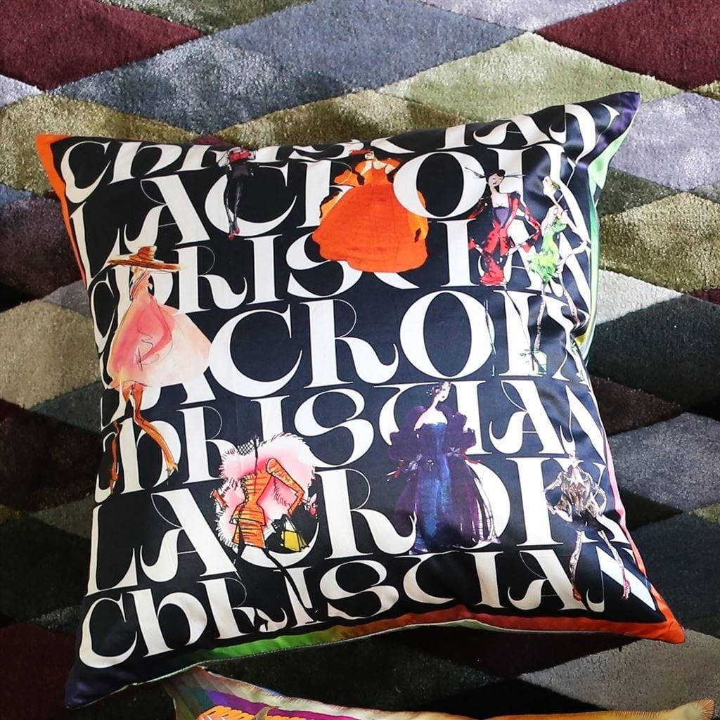Poduszka dwustronna LACROIX PARADE JAIS bawełniana satyna Christian Lacroix Eye on Design