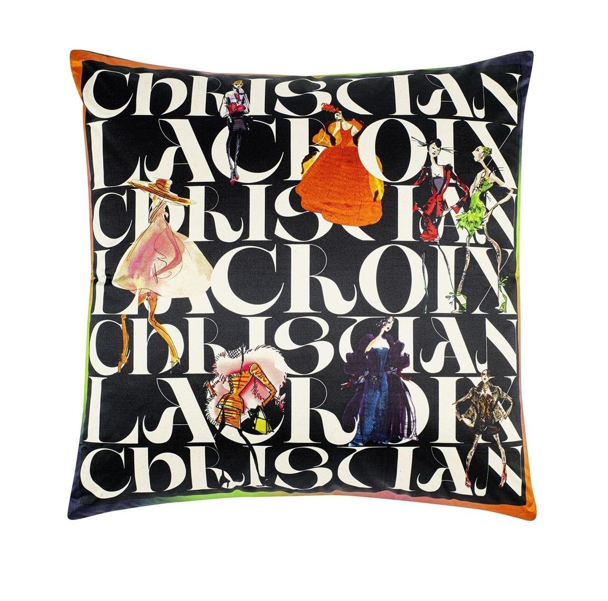 Poduszka dwustronna LACROIX PARADE JAIS bawełniana satyna Christian Lacroix Eye on Design