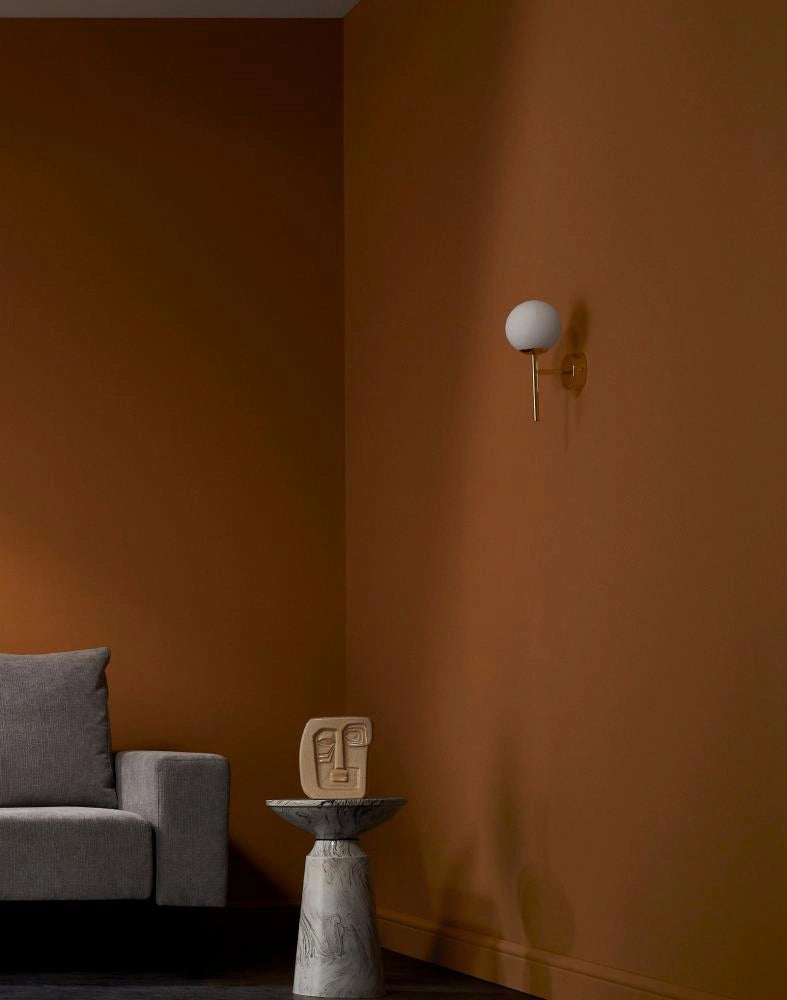 Nástěnná lampa ASTRA DECO zlatá s bílým stínidlem