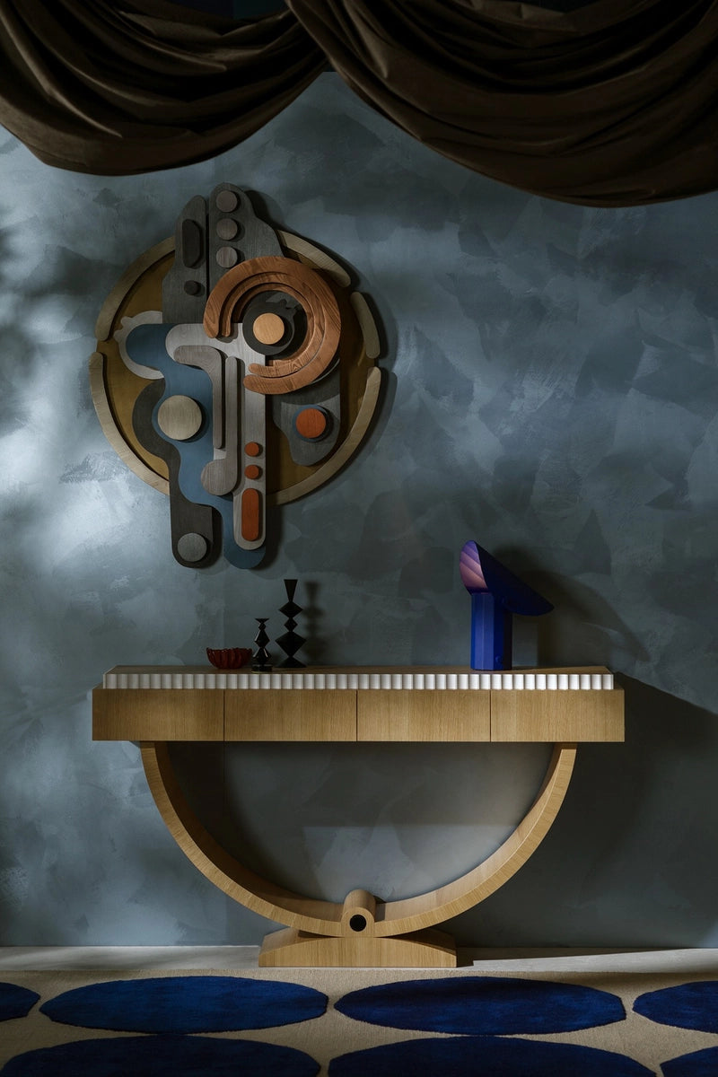 Stolní lampa APOLIN kobaltová