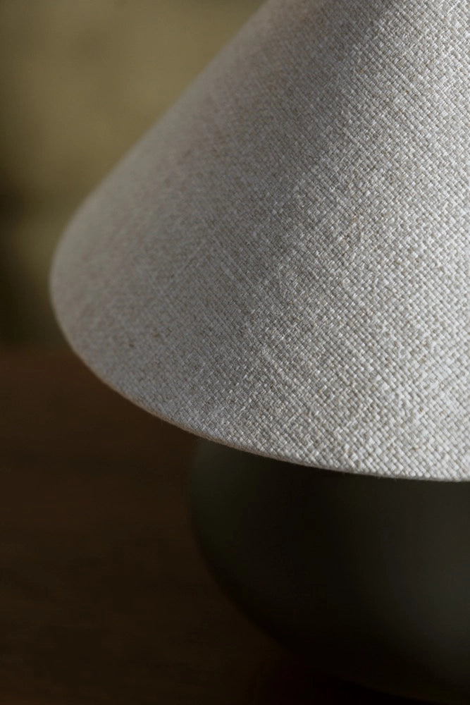 SAWA NATUR table lamp light beige thick weave fabric