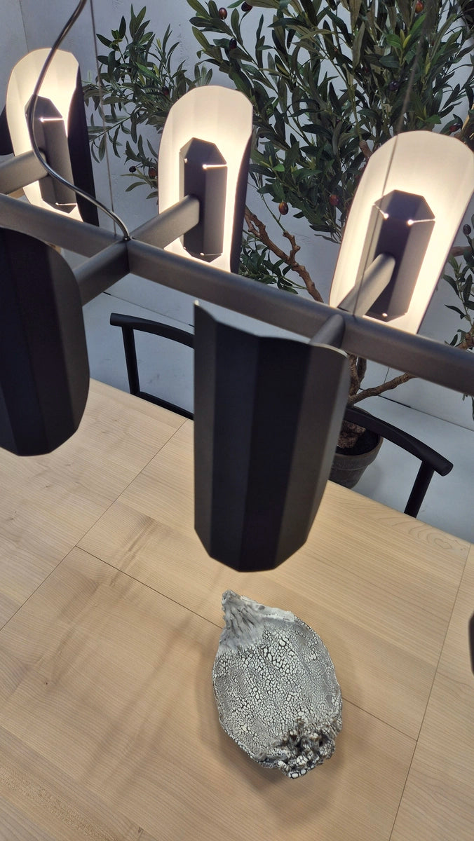 Černá více ramenná závěsná lampa APOLIN