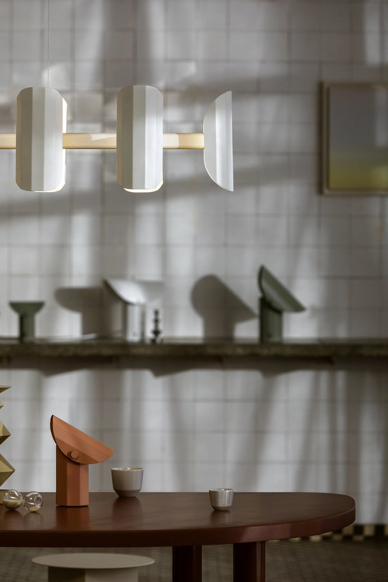 Portable lamp APOLIN broken pink