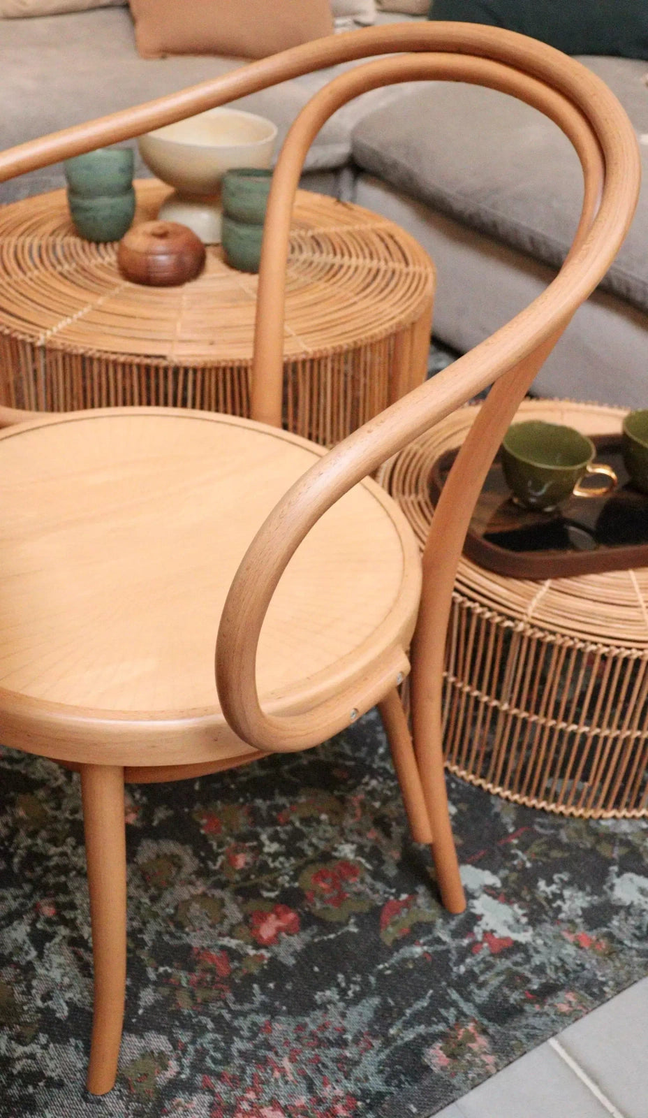 B-9 armchair beech wood