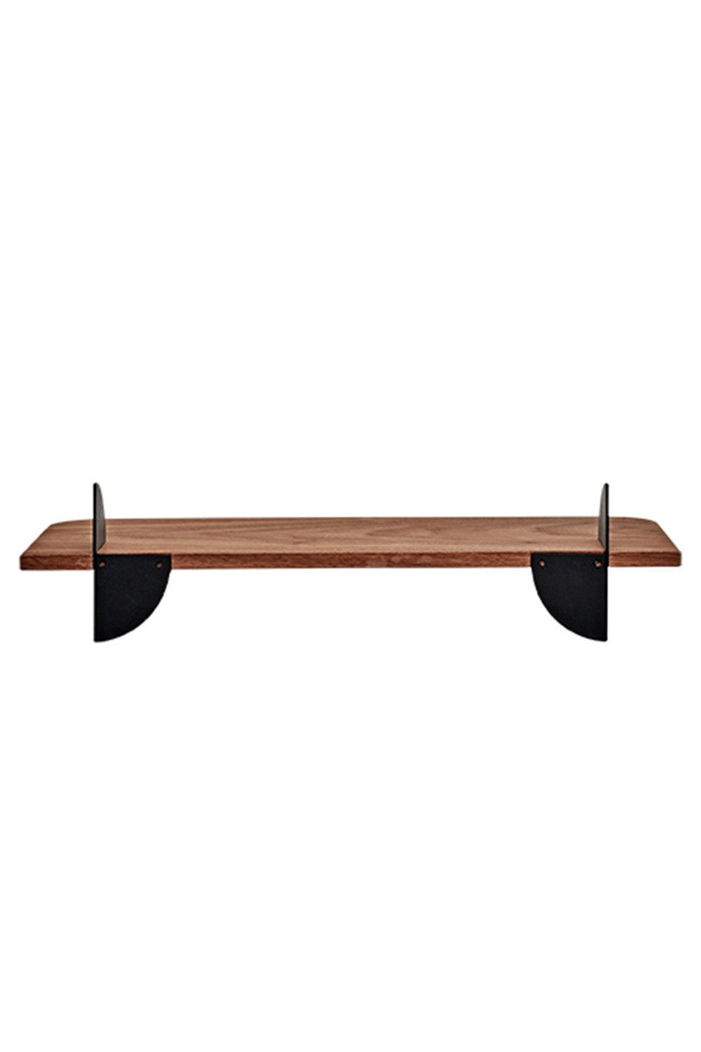 Półka AEDES orzech z czarnym wykończeniem AYTM Eye on Design